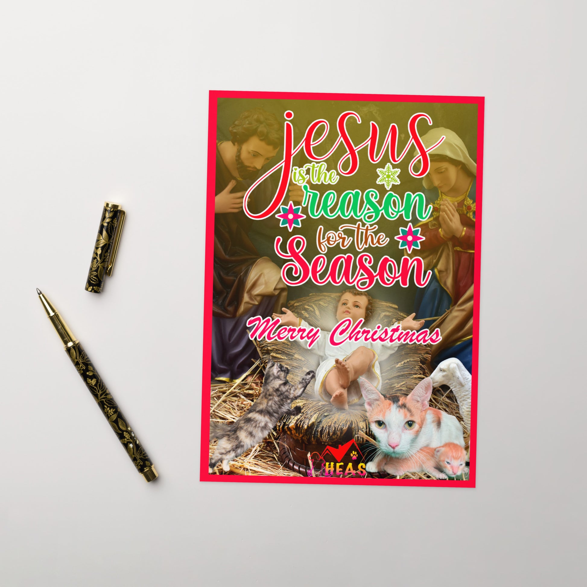 Christmas Greeting Card Design 12 POSTCARD The DEEP Store