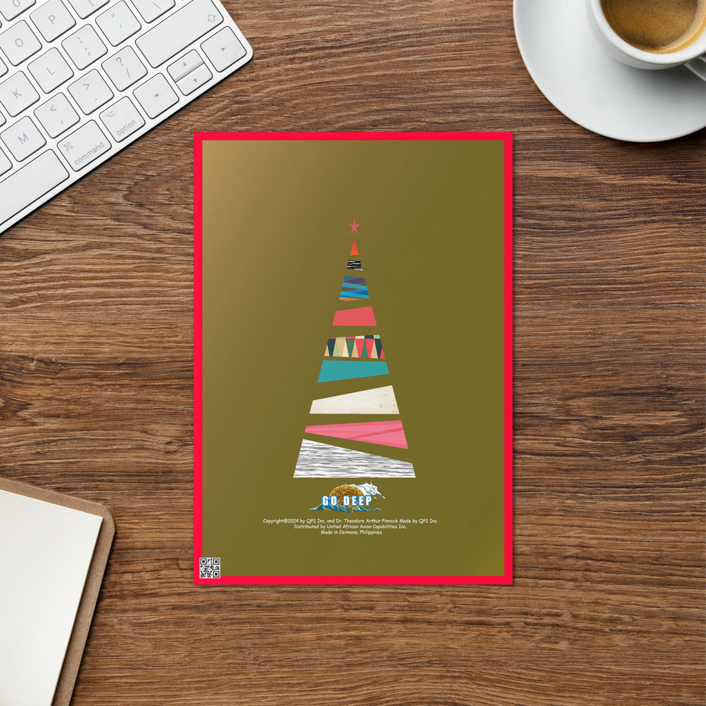 Christmas Greeting Card Design 12 POSTCARD The DEEP Store