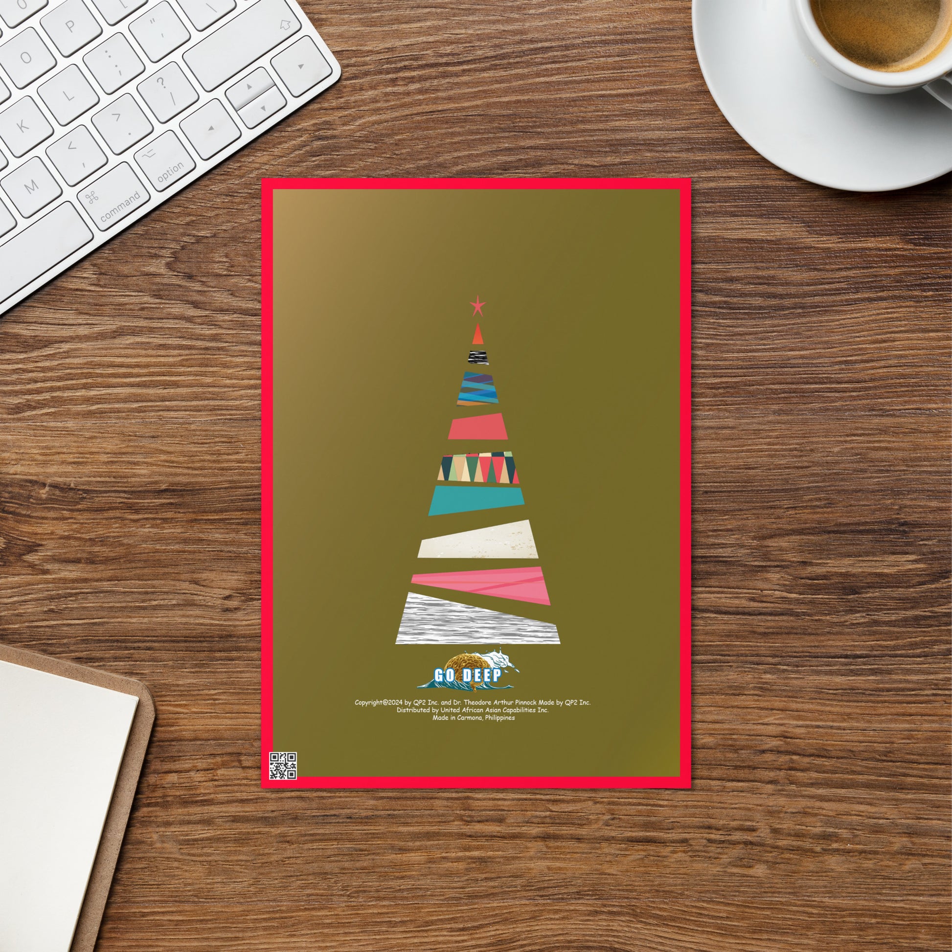 Christmas Greeting Card Design 12 POSTCARD The DEEP Store