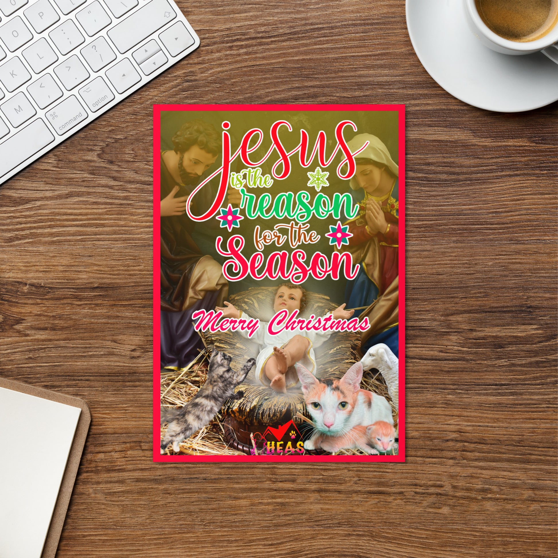 Christmas Greeting Card Design 12 POSTCARD The DEEP Store