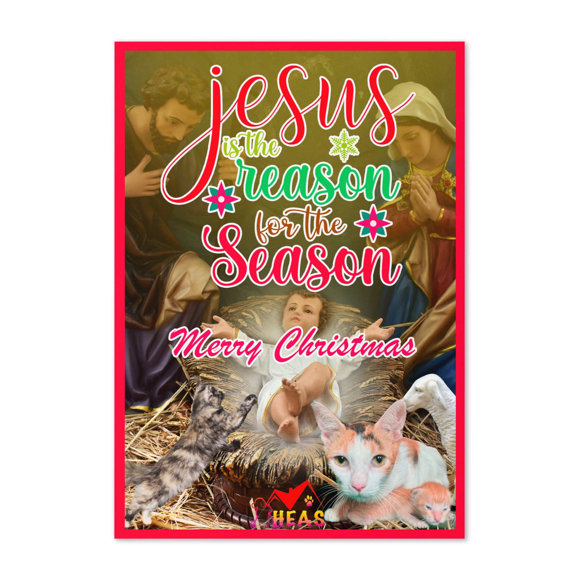Christmas Greeting Card Design 12 POSTCARD The DEEP Store