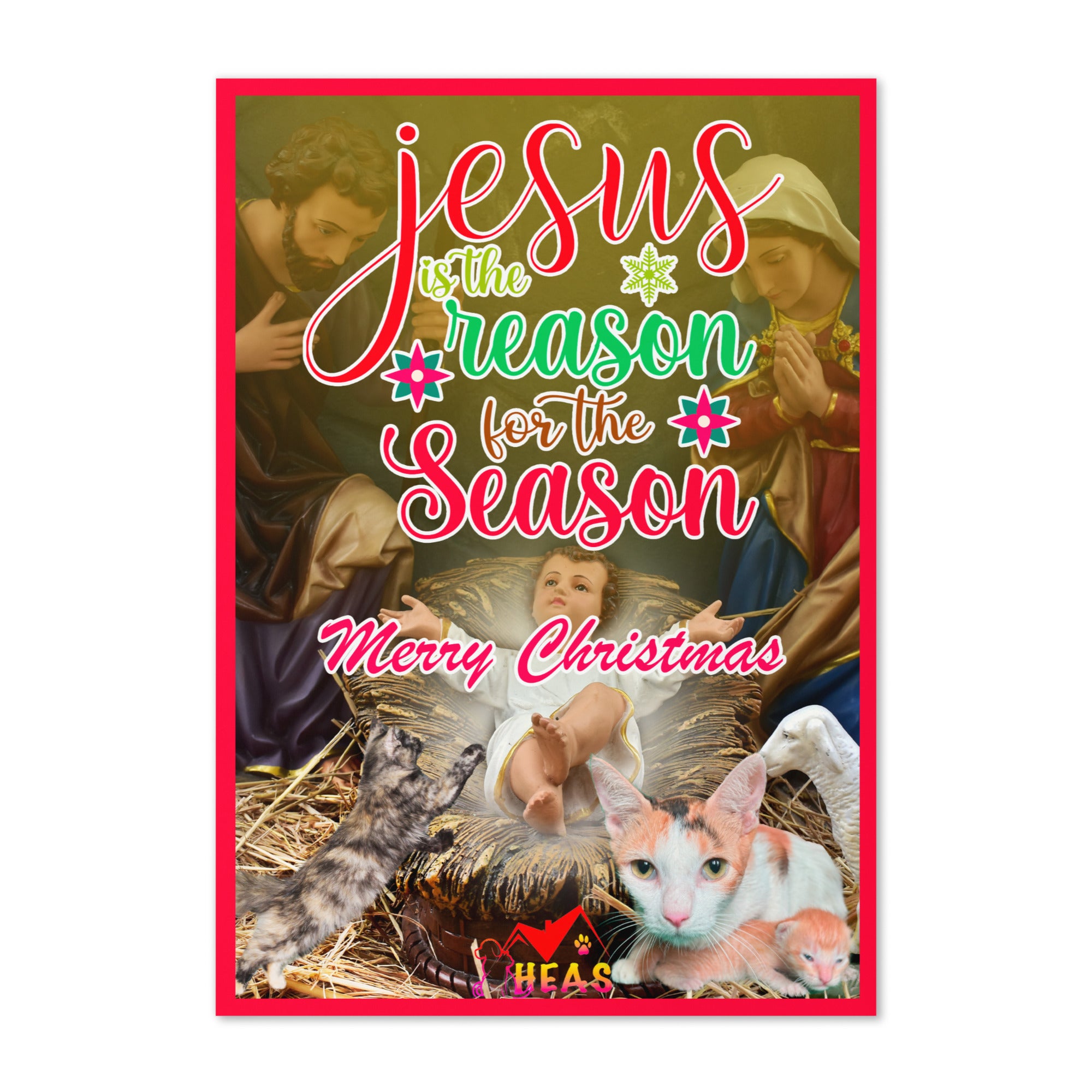 Christmas Greeting Card Design 12 POSTCARD The DEEP Store