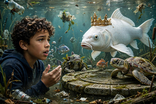 FISH BOY A BOY UNDERWATER The DEEP Store
