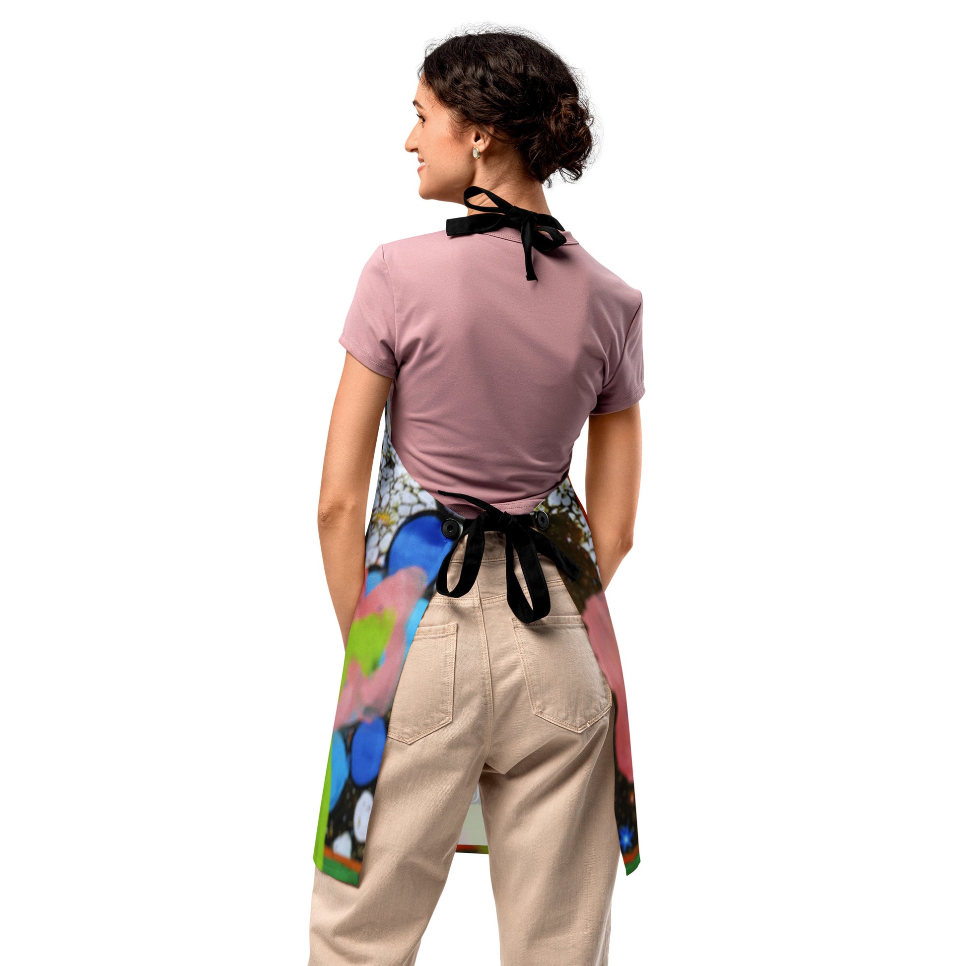 Gladden Floral Apron - Mother's Day Apron SUBLIMATION The DEEP Store