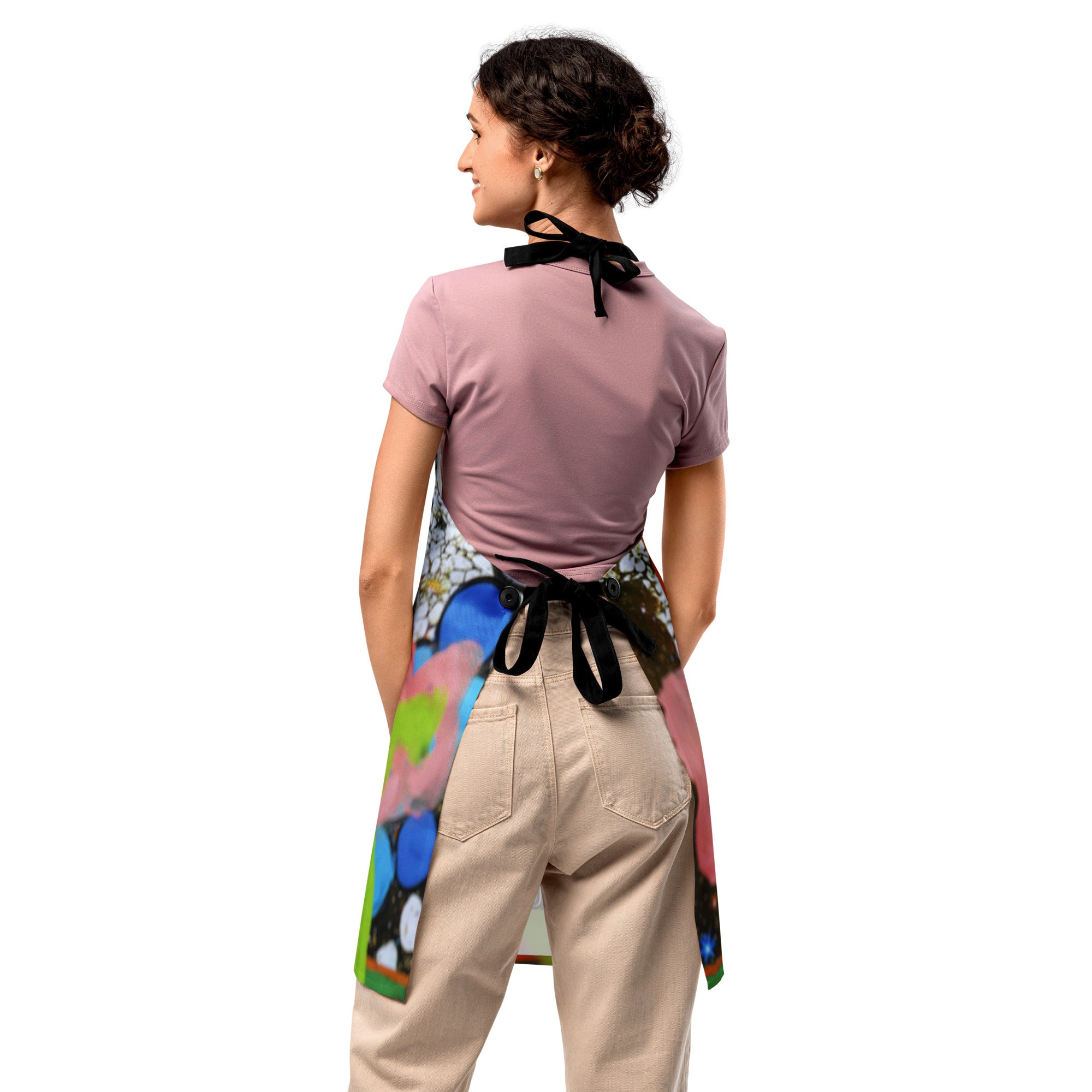 Gladden Floral Apron - Mother's Day Apron SUBLIMATION The DEEP Store