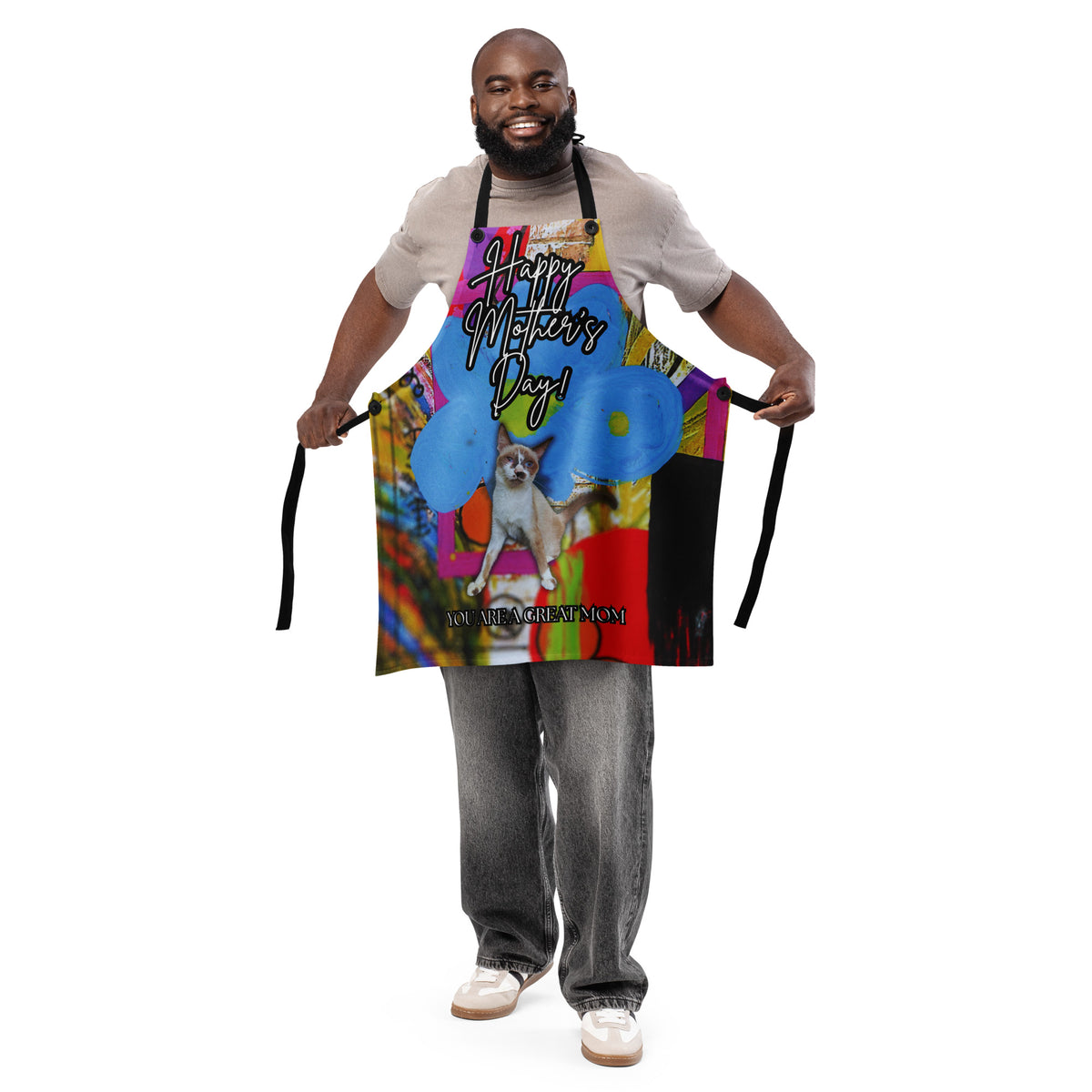 Horse Plain-Cat Apron - Mother's Day Apron SUBLIMATION The DEEP Store