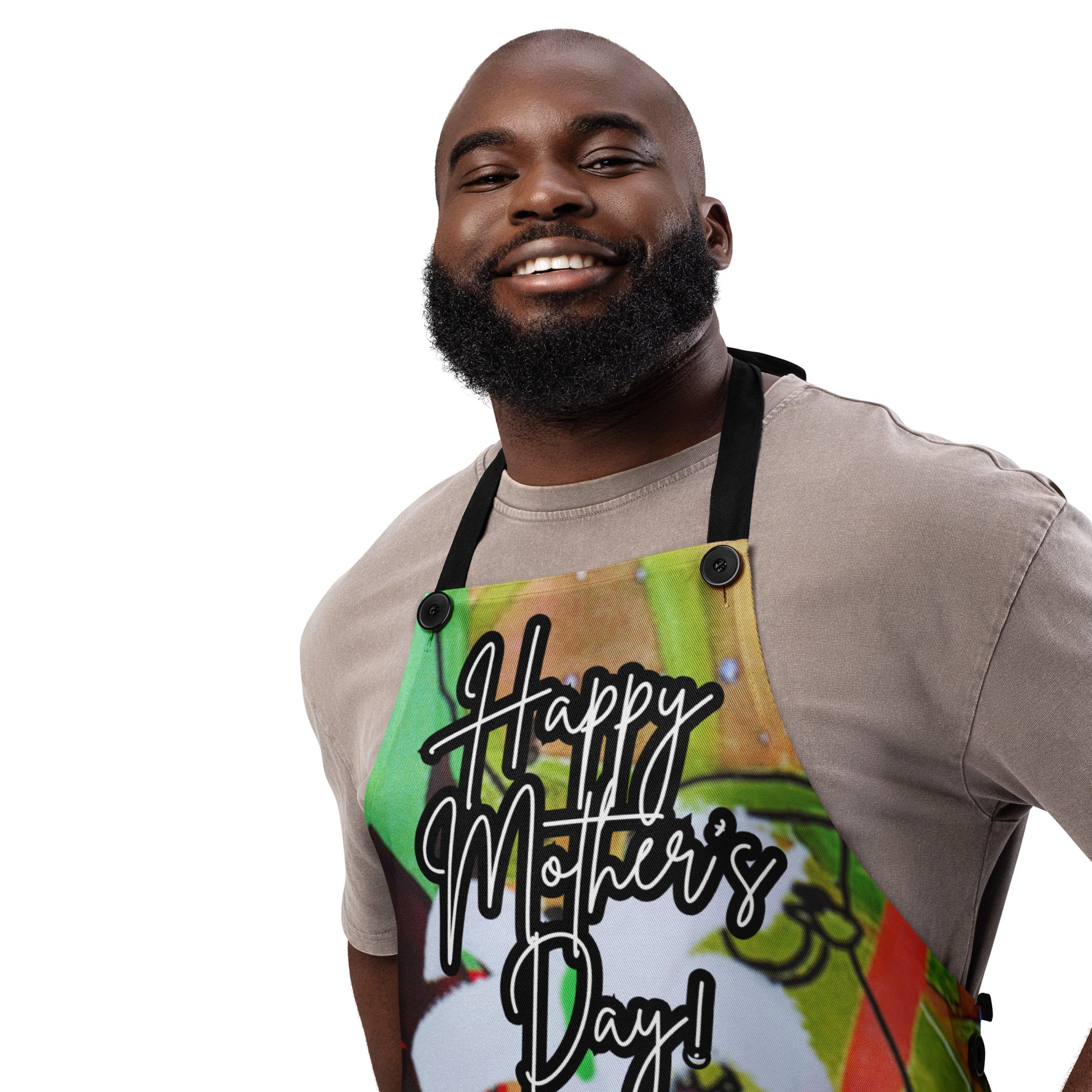 S Perimeter Flower Apron - Mother's Day Apron SUBLIMATION The DEEP Store