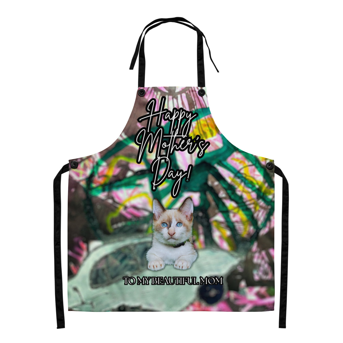 Sensational Cat Apron - Mother's Day Apron SUBLIMATION The DEEP Store