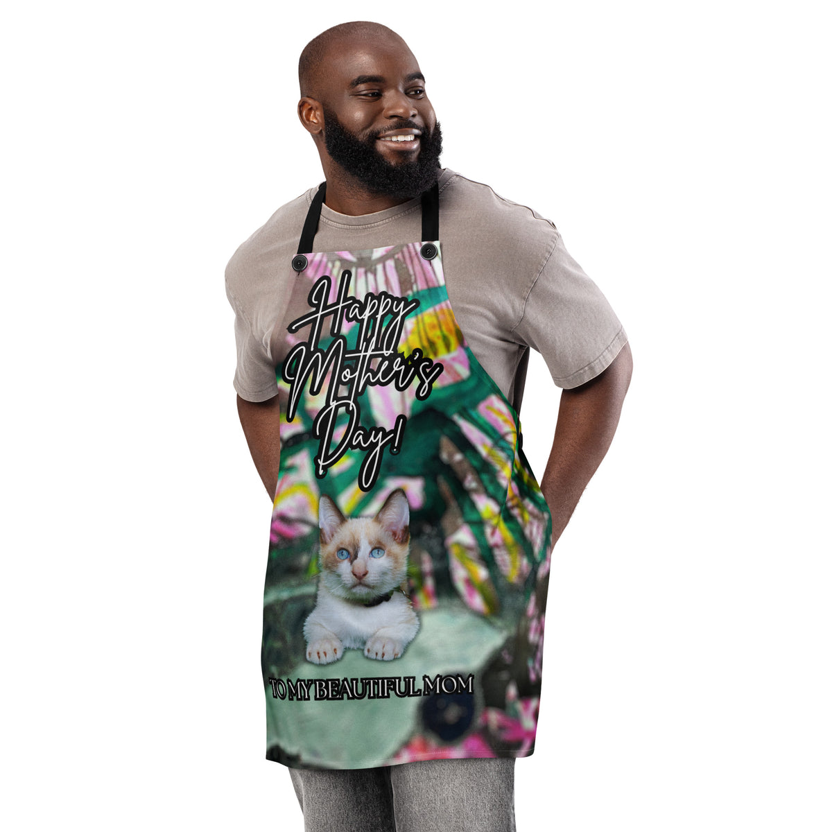 Sensational Cat Apron - Mother's Day Apron SUBLIMATION The DEEP Store