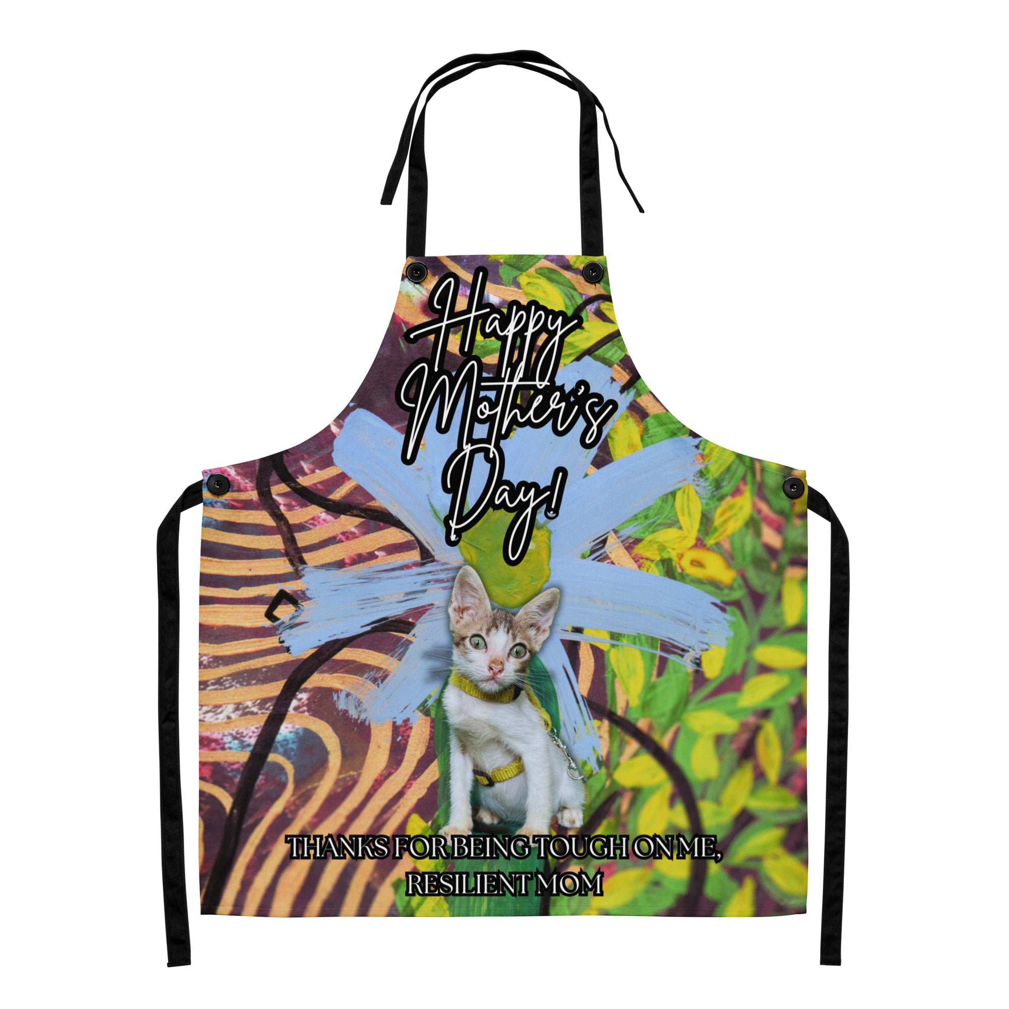 Finger Touch Apron - Mother's Day Apron SUBLIMATION The DEEP Store