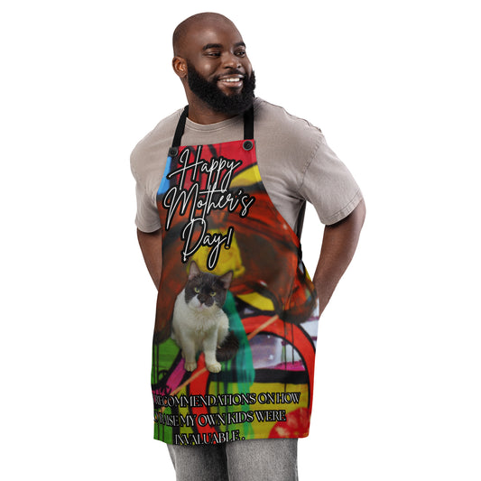 Streamside Blossom Apron - Mother's Day Apron SUBLIMATION The DEEP Store Default Title