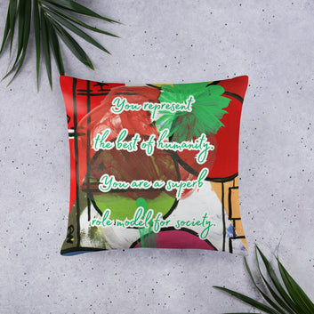 Basic Pillow Design 3 CUT-SEW The DEEP Store 22″×22″