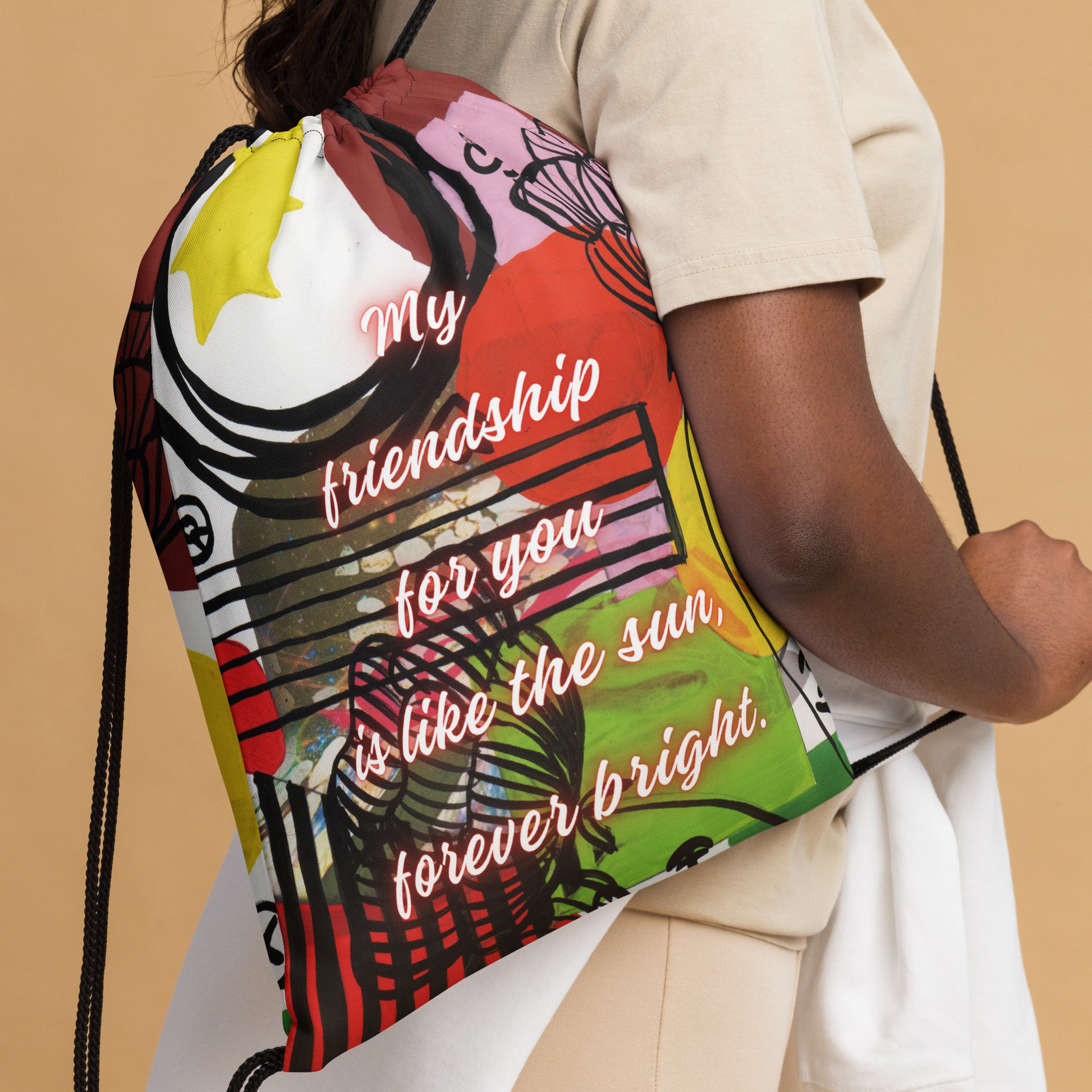 Drawstring Bag Design 5 CUT-SEW The DEEP Store