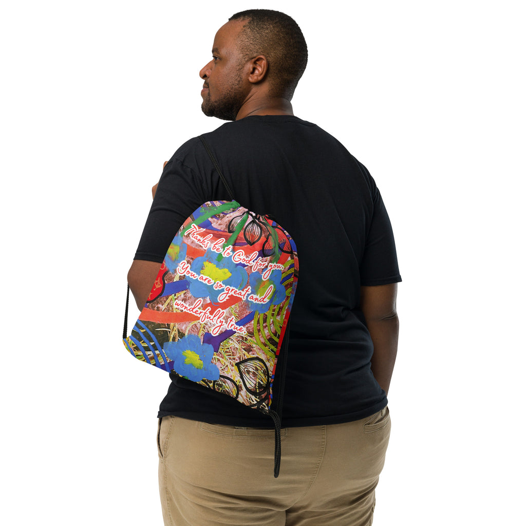 Drawstring Bag Design 1 CUT-SEW The DEEP Store