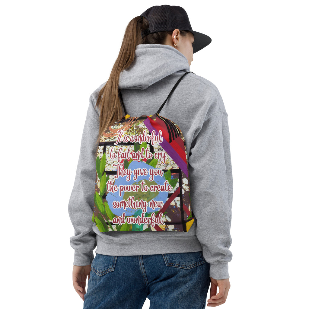 Drawstring Bag Design 2 CUT-SEW The DEEP Store Default Title
