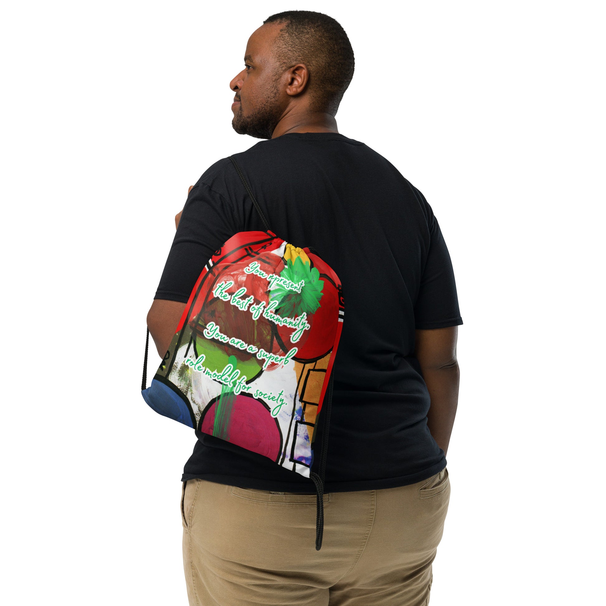 Drawstring Bag Design 3 CUT-SEW The DEEP Store
