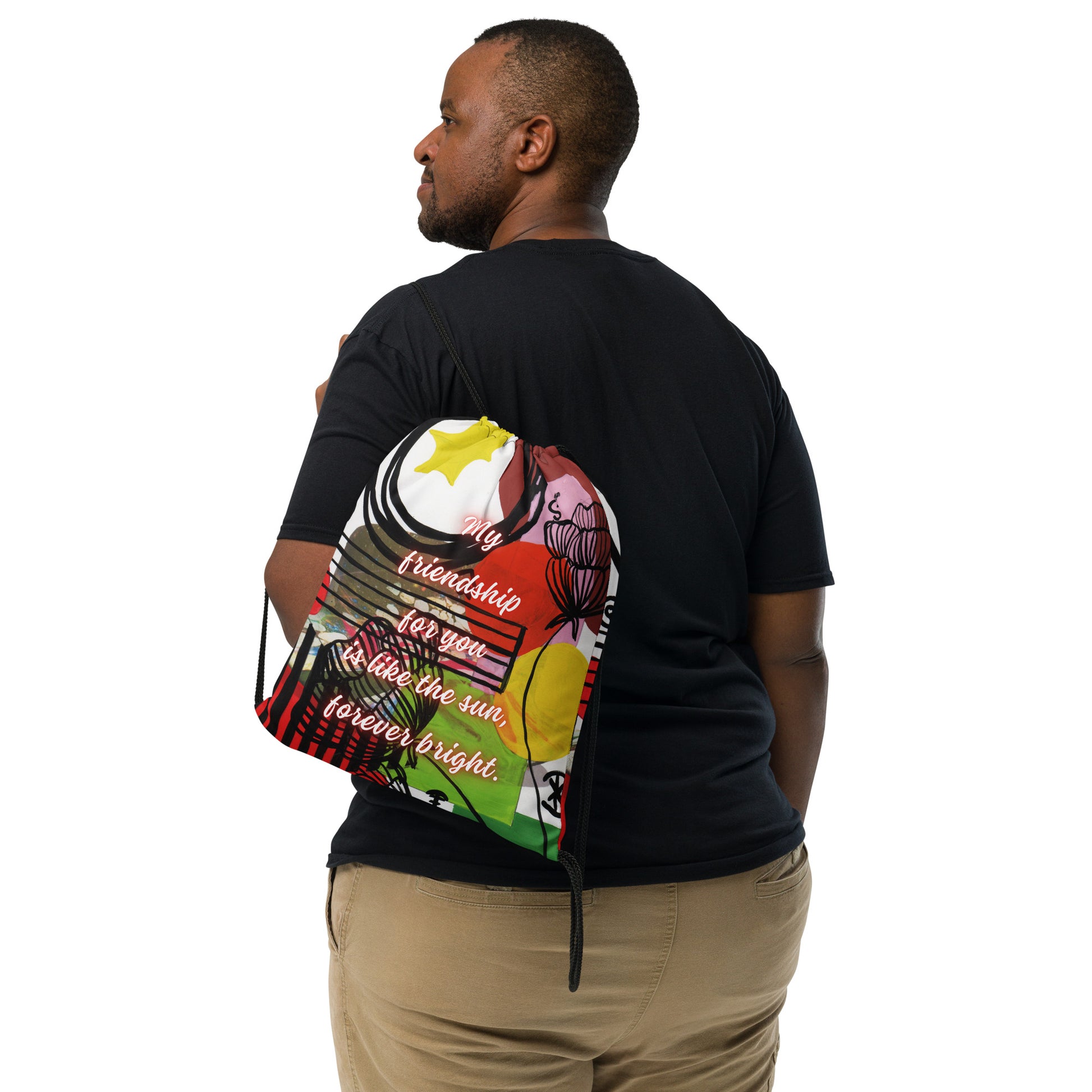 Drawstring Bag Design 5 CUT-SEW The DEEP Store