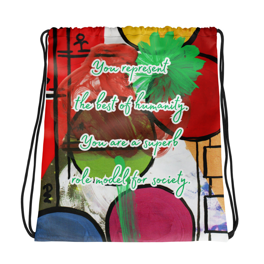 Drawstring Bag Design 3 CUT-SEW The DEEP Store