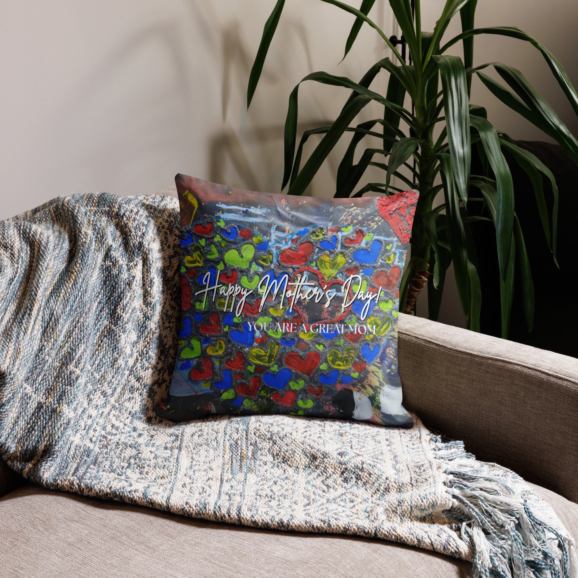 Fulfill Pillow - Mother's Day Pillow CUT-SEW The DEEP Store 18″×18″