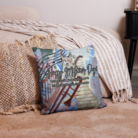 Chant Pillow - Mother's Day Pillow CUT-SEW The DEEP Store 18″×18″