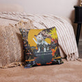 Pond View Flower Pillow - Mother's Day Pillow CUT-SEW The DEEP Store 18″×18″
