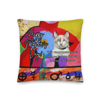 Thorniley Floral Pillow - Mother's Day Pillow CUT-SEW The DEEP Store