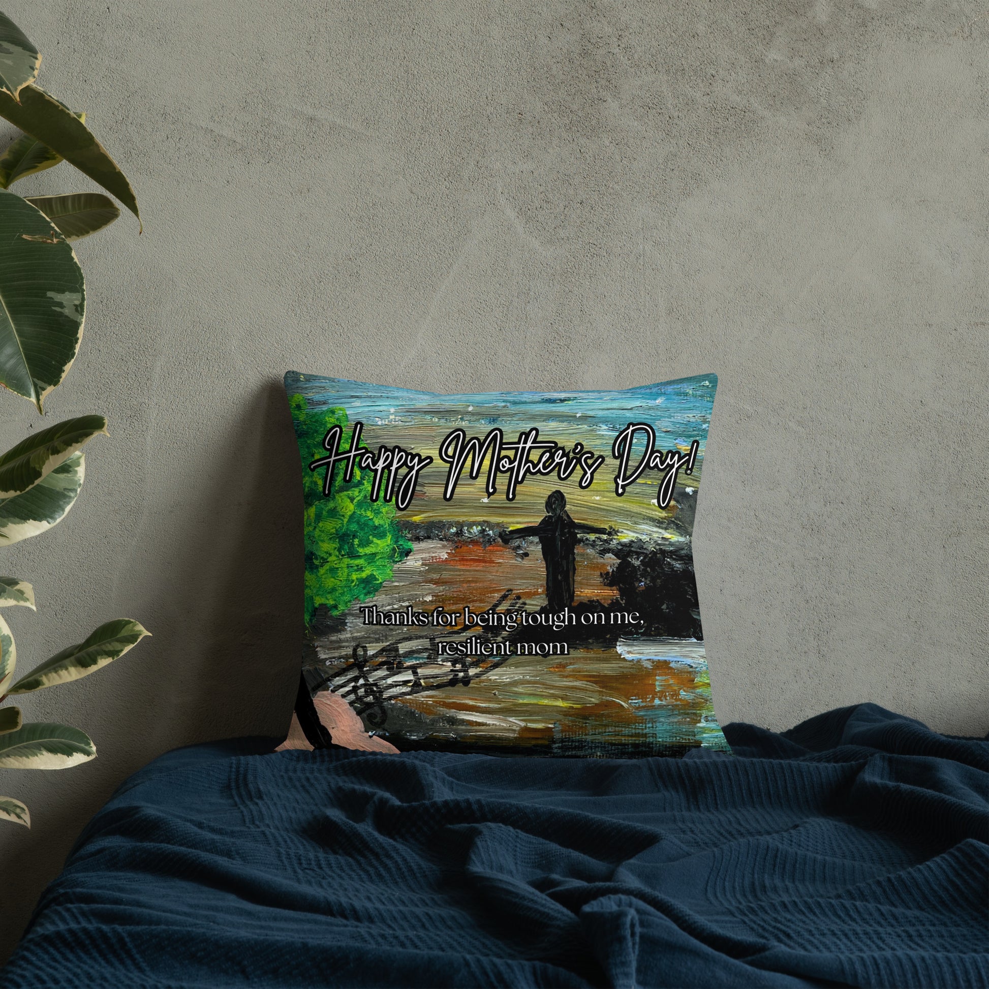 Devine Wellness Pilow - Mother's Day Pillow CUT-SEW The DEEP Store 18″×18″
