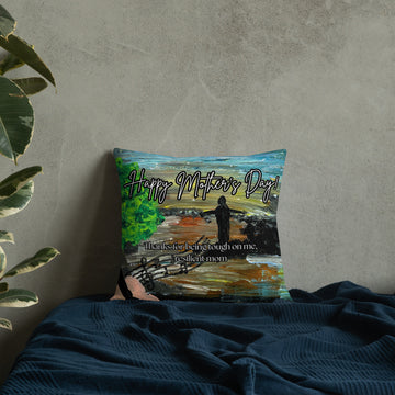 Devine Wellness Pilow - Mother's Day Pillow CUT-SEW The DEEP Store 18″×18″