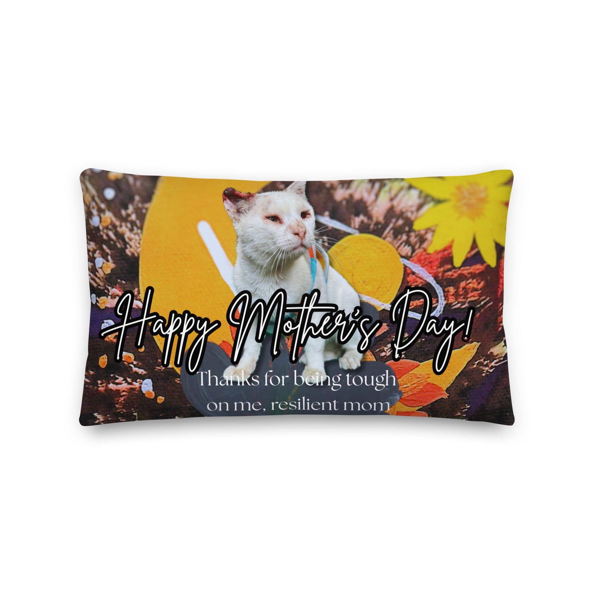 Pond View Flower Pillow - Mother's Day Pillow CUT-SEW The DEEP Store