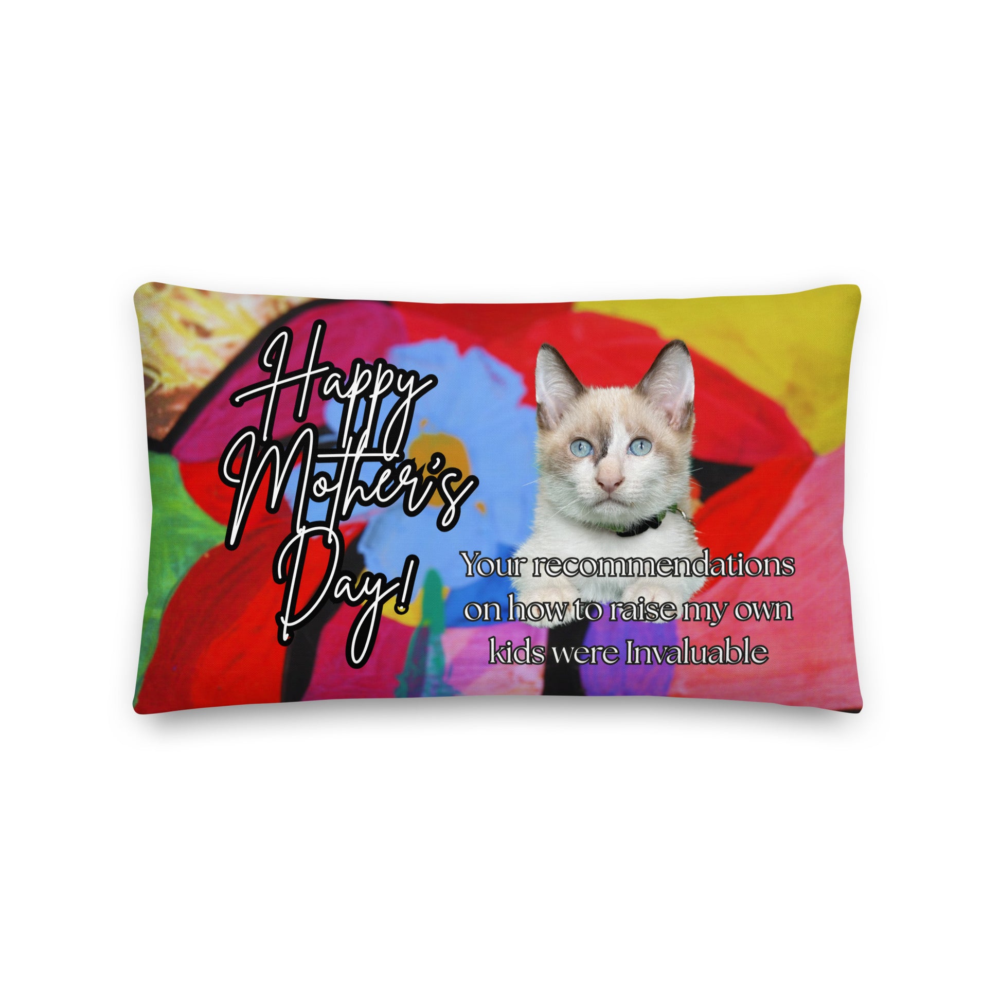 Thorniley Floral Pillow - Mother's Day Pillow CUT-SEW The DEEP Store