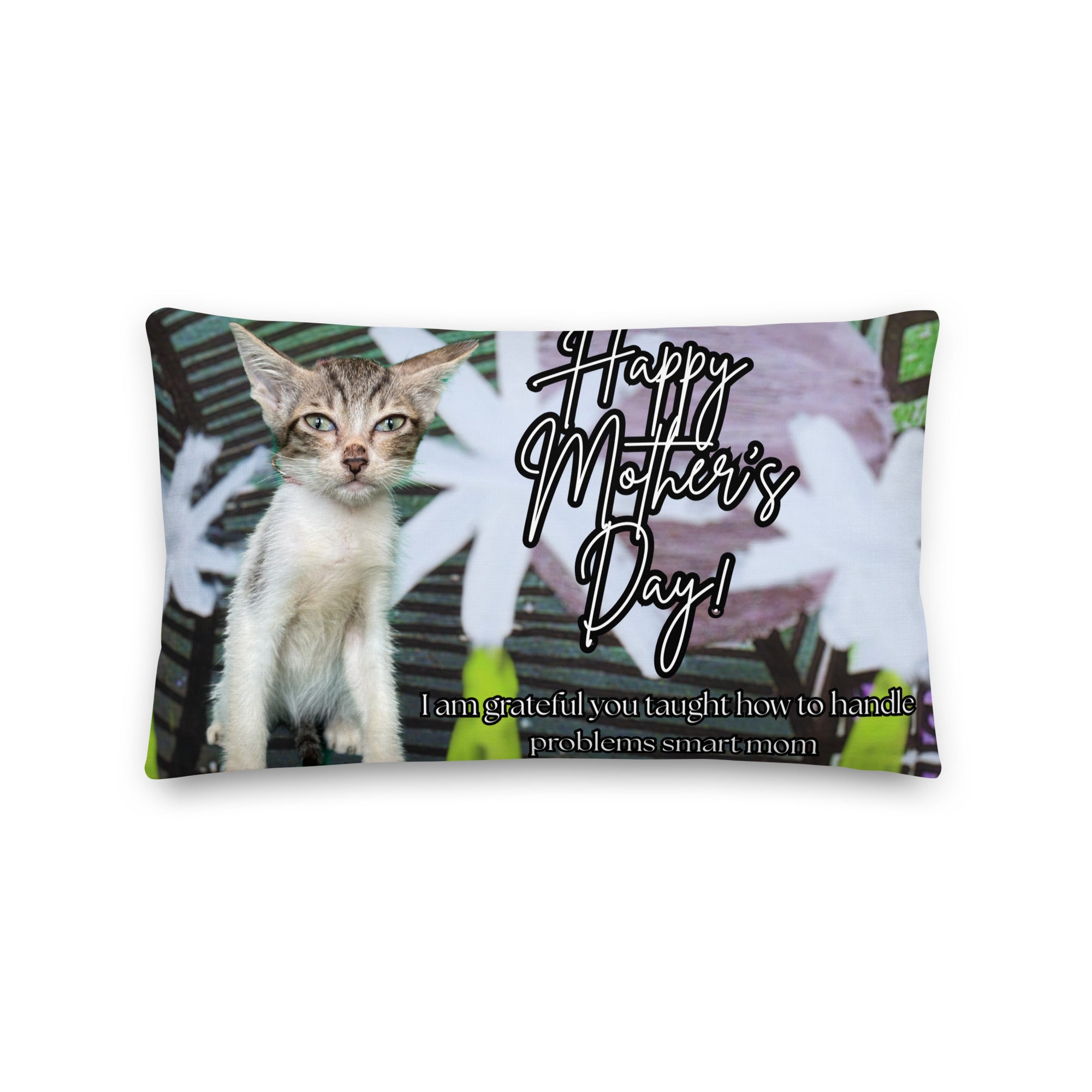 Rutherford Floral Pillow - Mother's Day Pillow CUT-SEW The DEEP Store