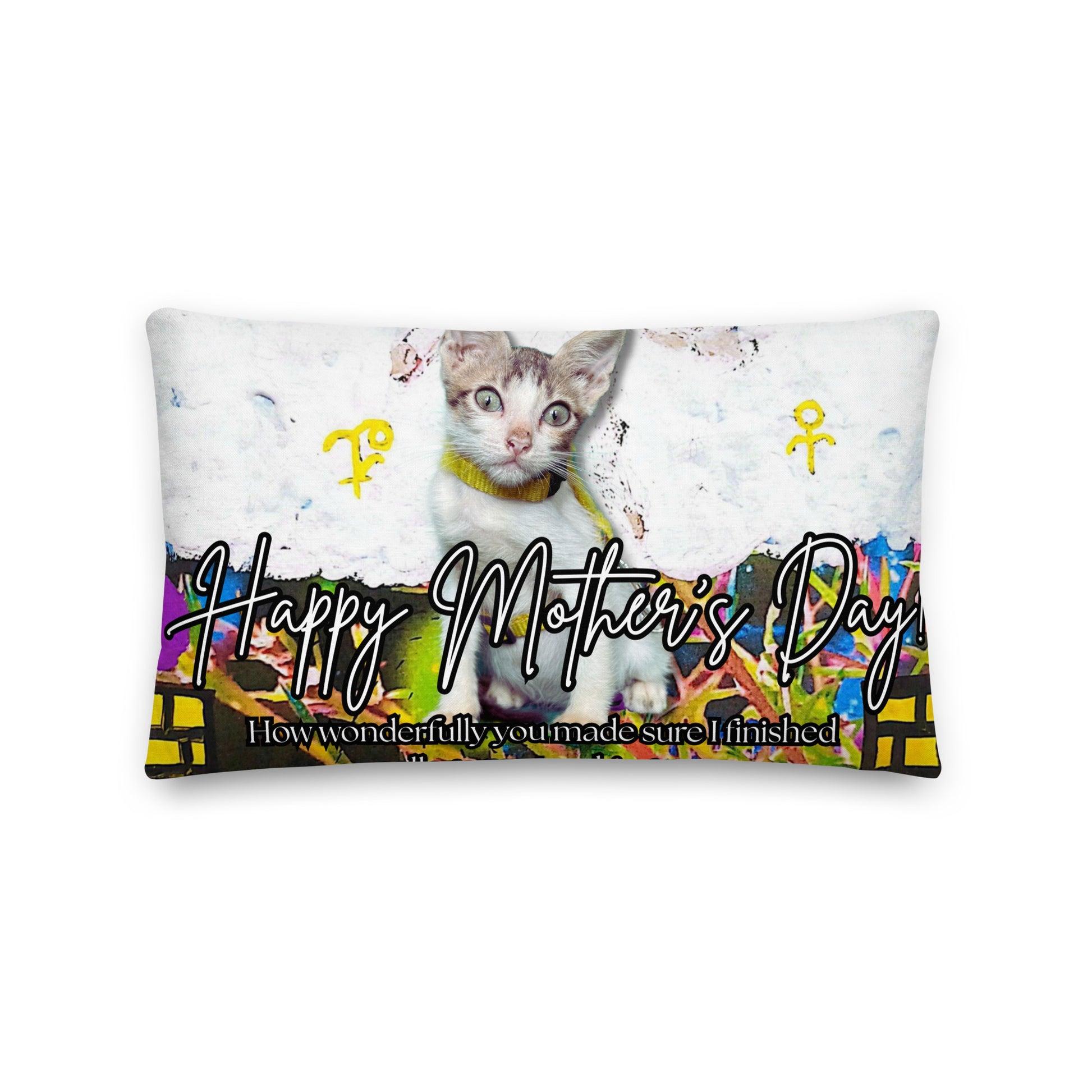Lasalle Floral Pillow - Mother's Day Pillow CUT-SEW The DEEP Store 20″×12″