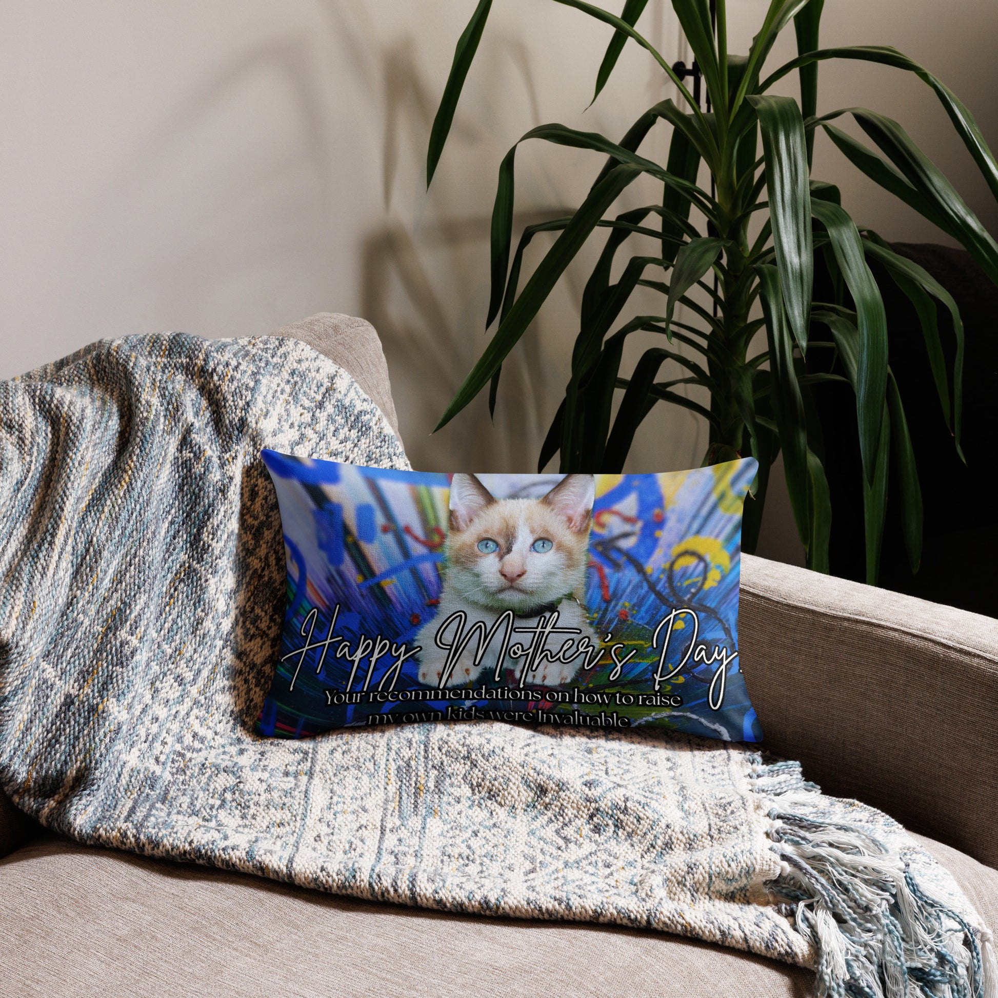 Wonder Pillow - Mother's Day Pillow CUT-SEW The DEEP Store 20″×12″