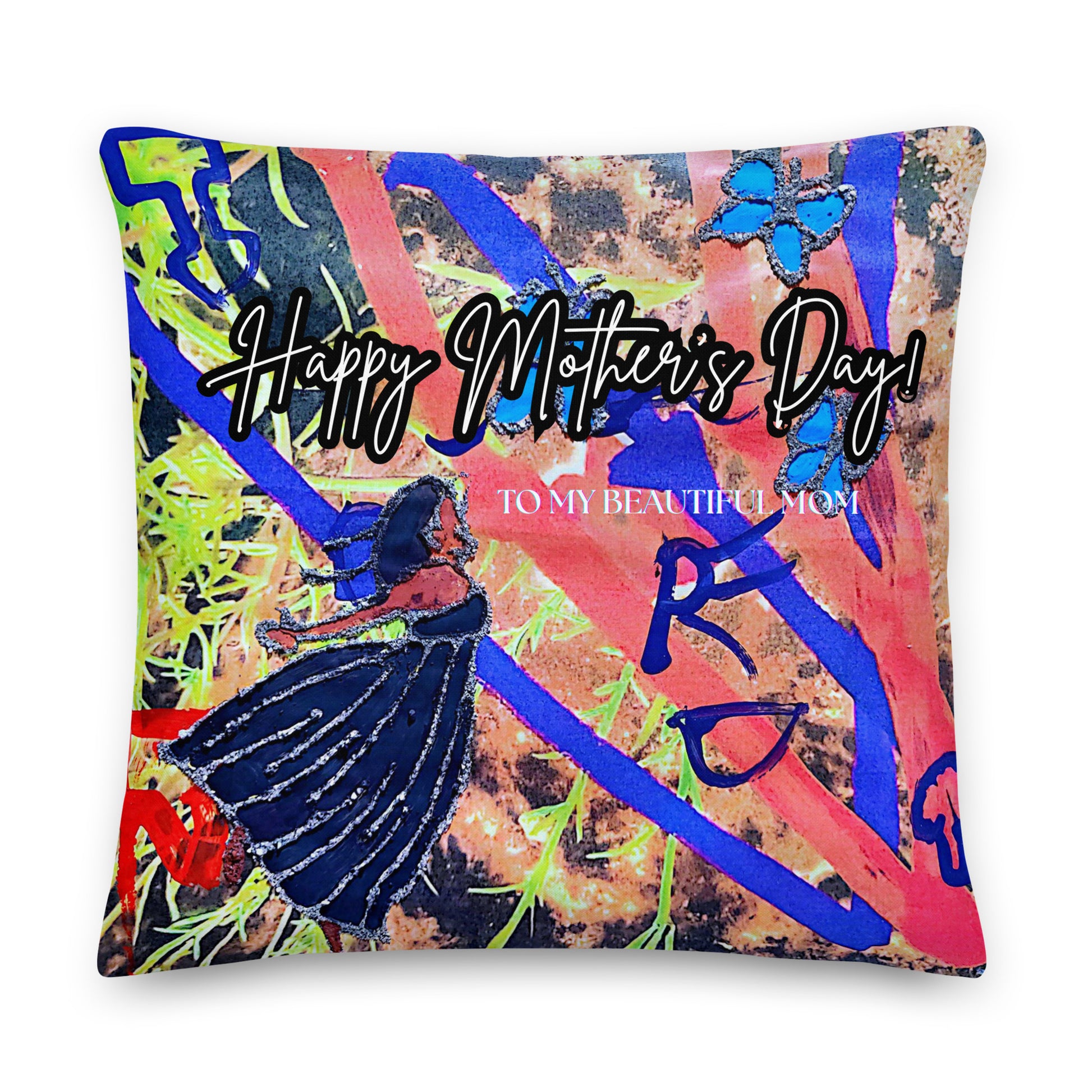 Grateful Pillow - Mother's Day Pillow CUT-SEW The DEEP Store 22″×22″