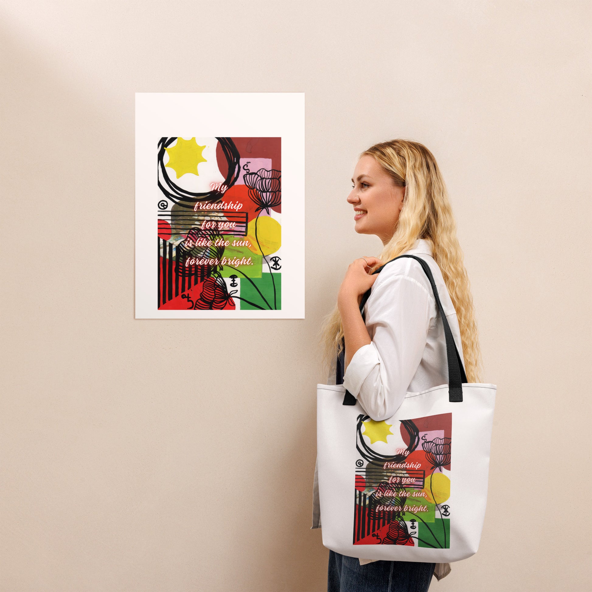Tote Bag Design 1 CUT-SEW The DEEP Store Default Title