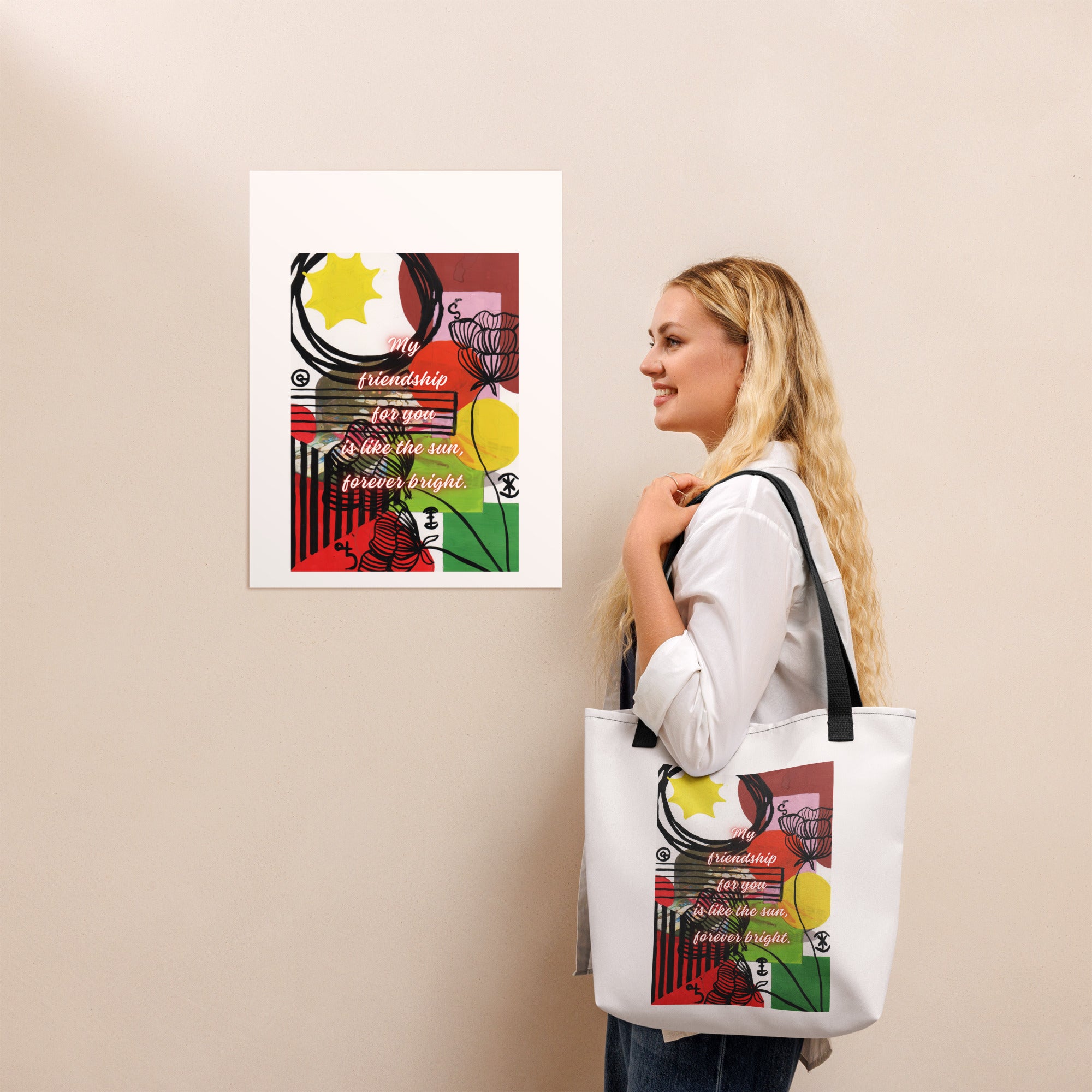 Tote Bag Design 1 CUT-SEW The DEEP Store Default Title