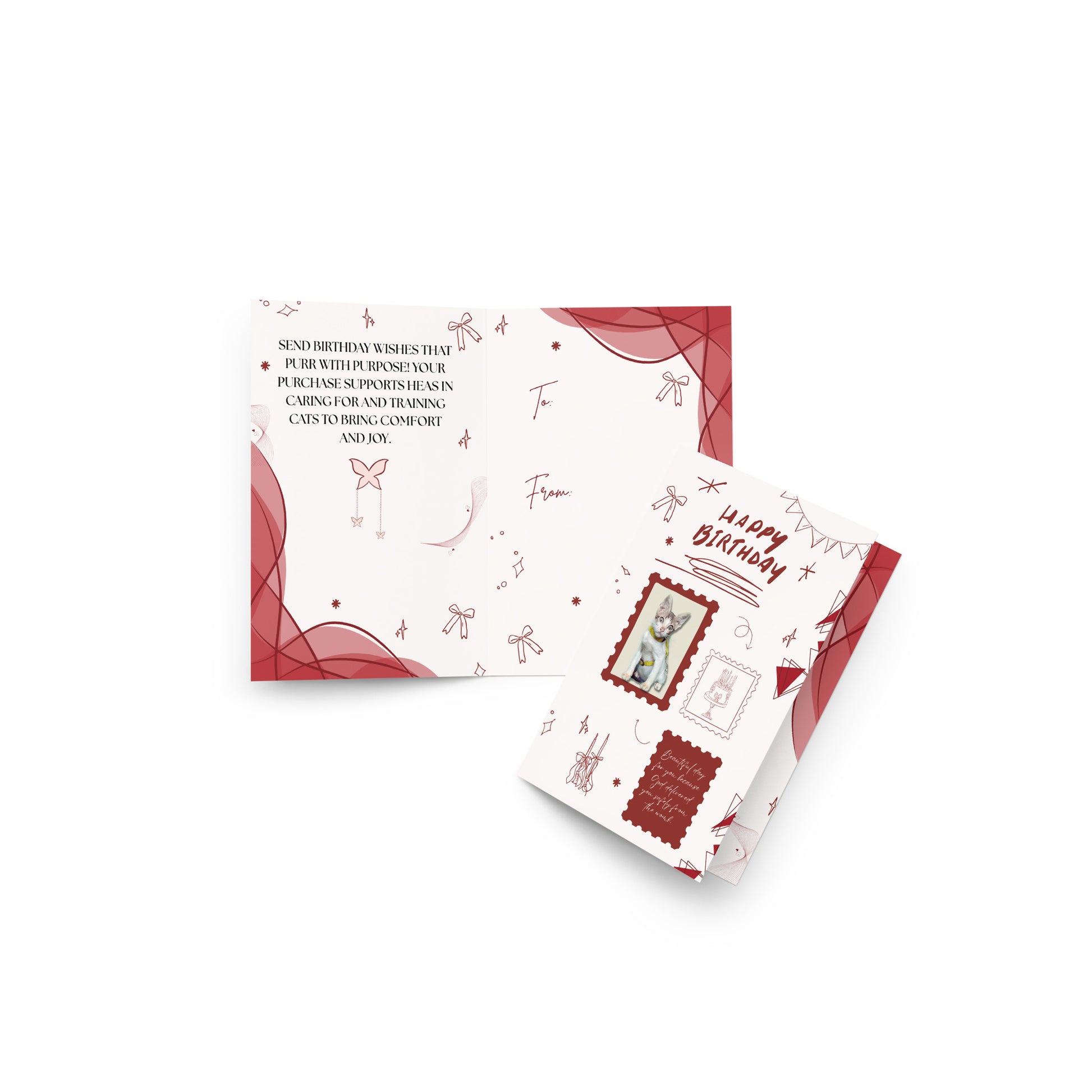 Birthday Greeting Card Design 10 POSTCARD The DEEP Store 4″×6″