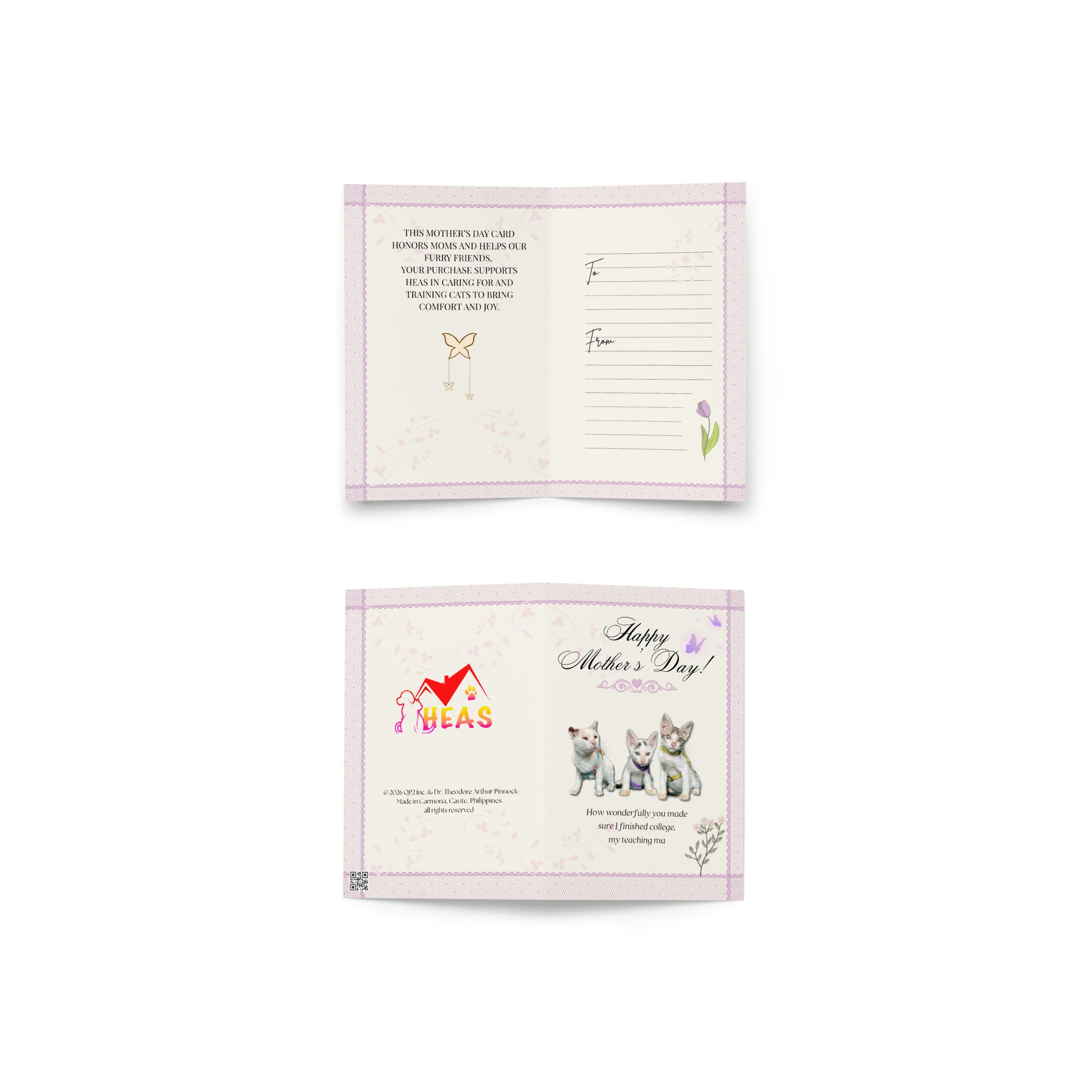 Mother's Day card Design 6 POSTCARD The DEEP Store 4″×6″