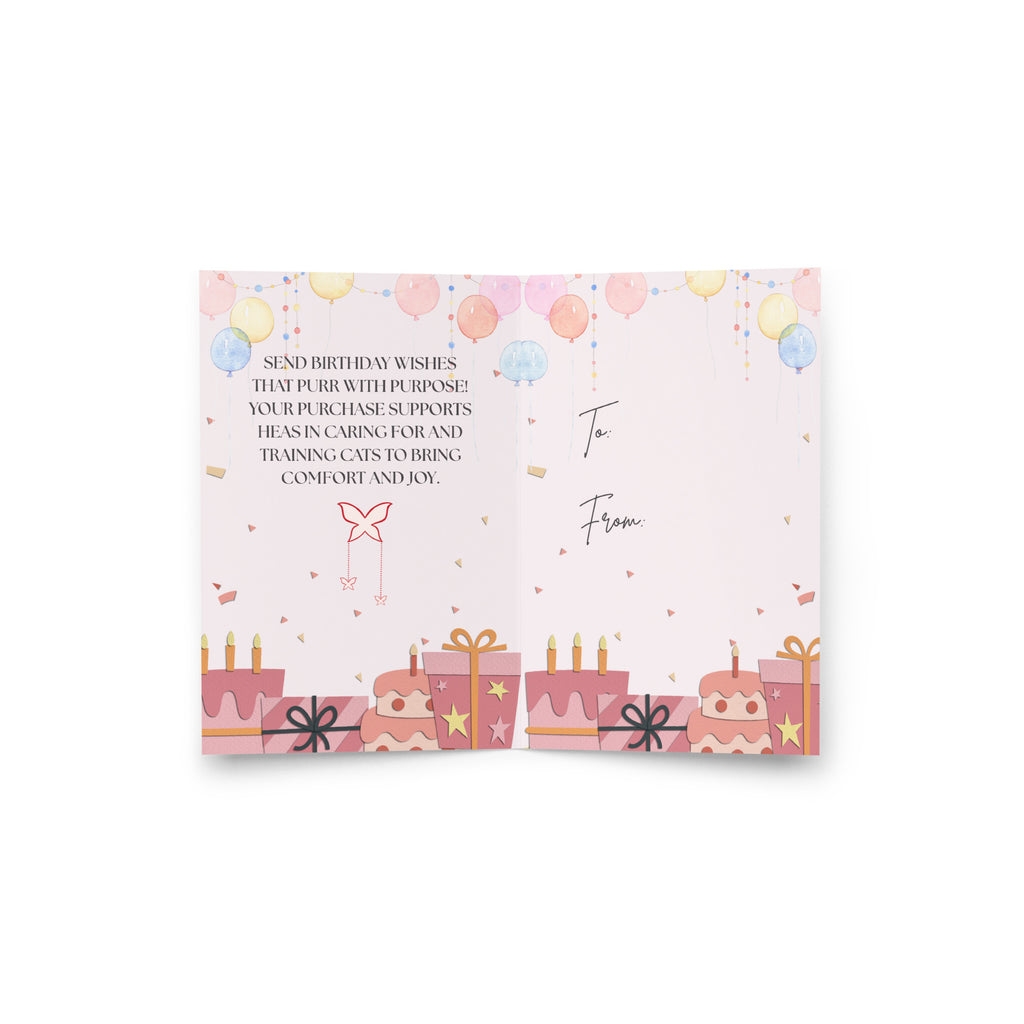 Birthday Greeting Card Design 1 POSTCARD The DEEP Store 4″×6″