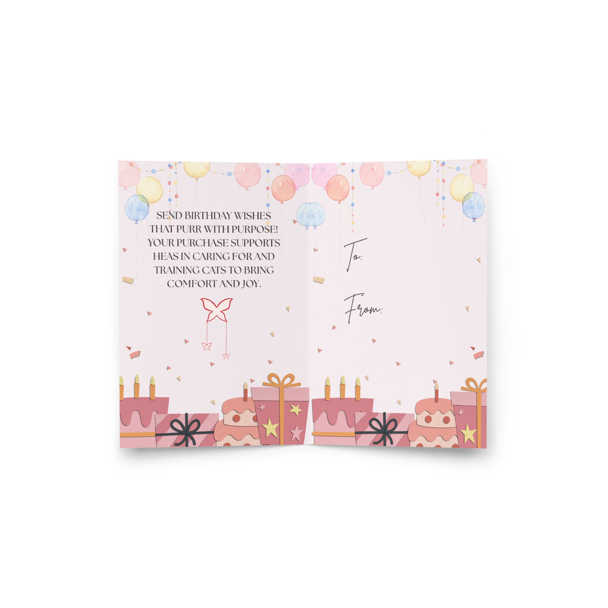 Birthday Greeting Card Design 1 POSTCARD The DEEP Store 4″×6″
