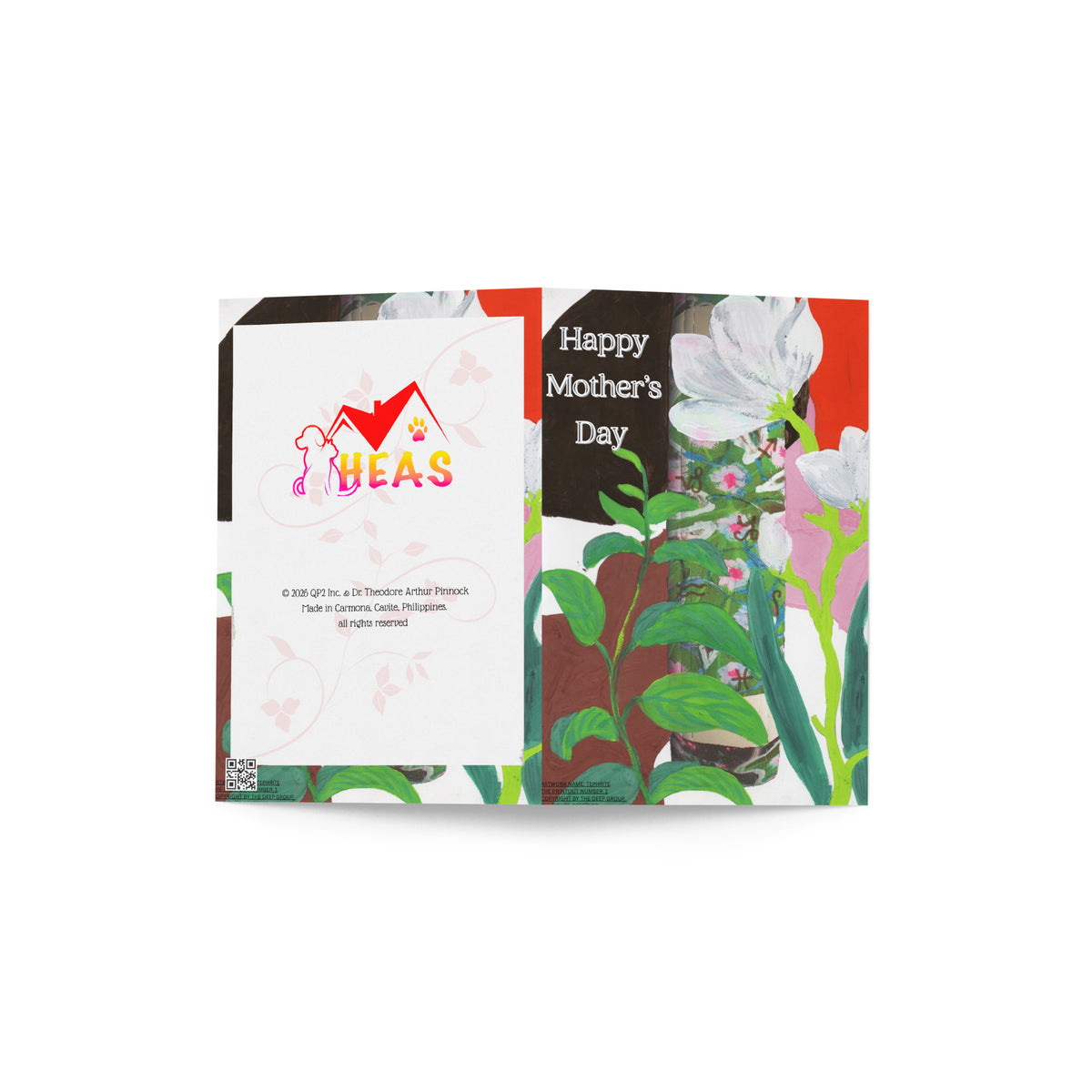 Mother's Day Card Cat Design 13 POSTCARD The DEEP Store