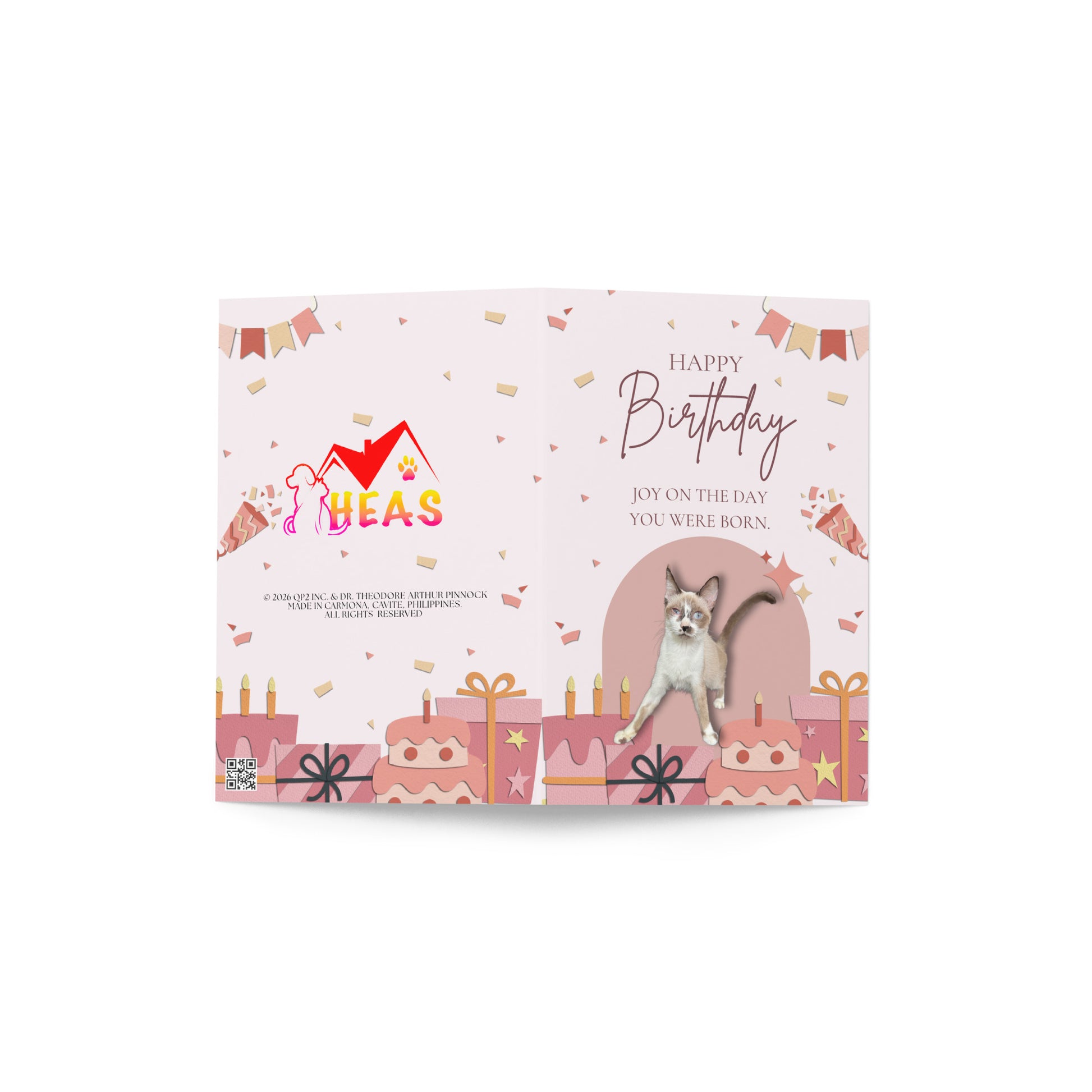 Birthday Greeting Card Design 1 POSTCARD The DEEP Store