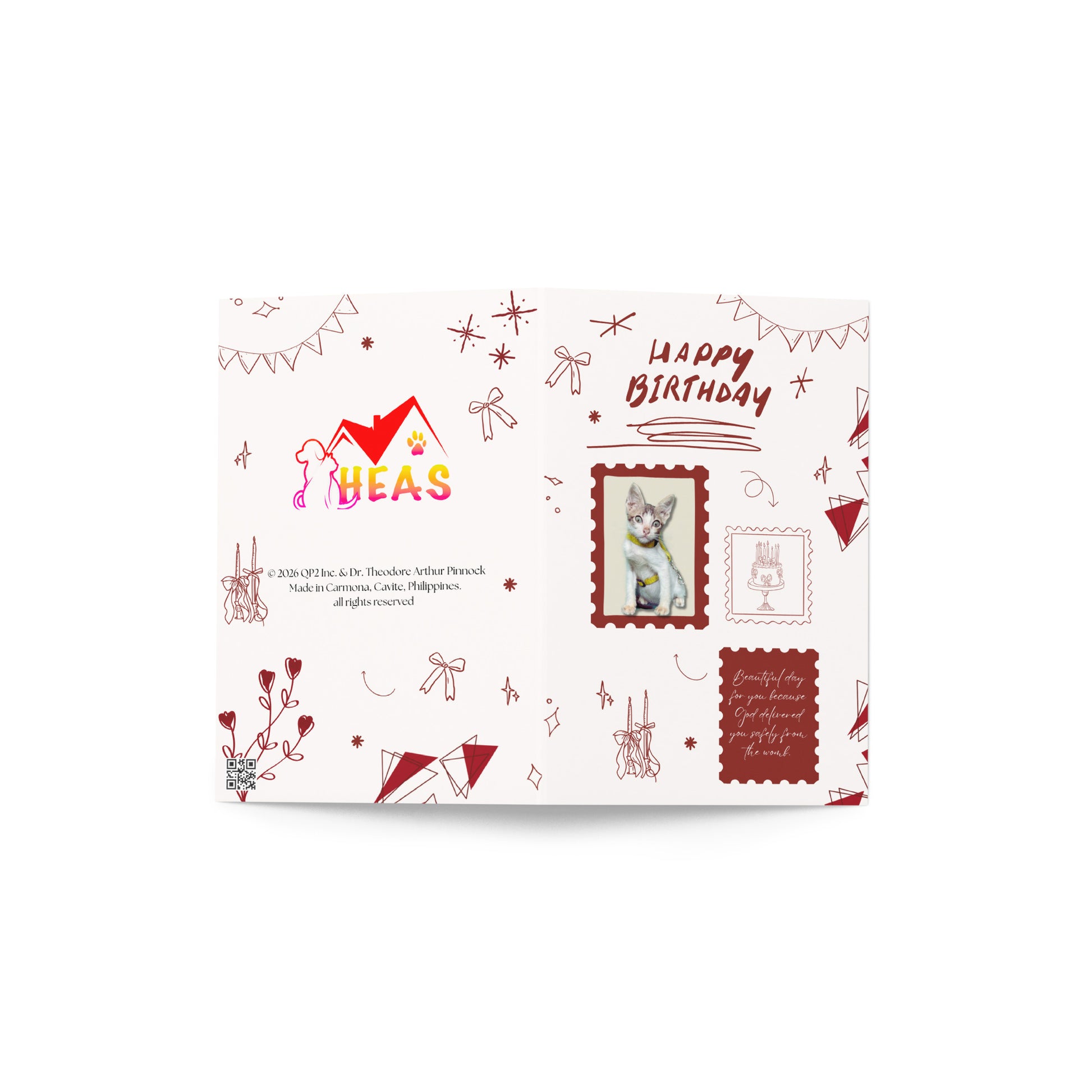 Birthday Greeting Card Design 10 POSTCARD The DEEP Store