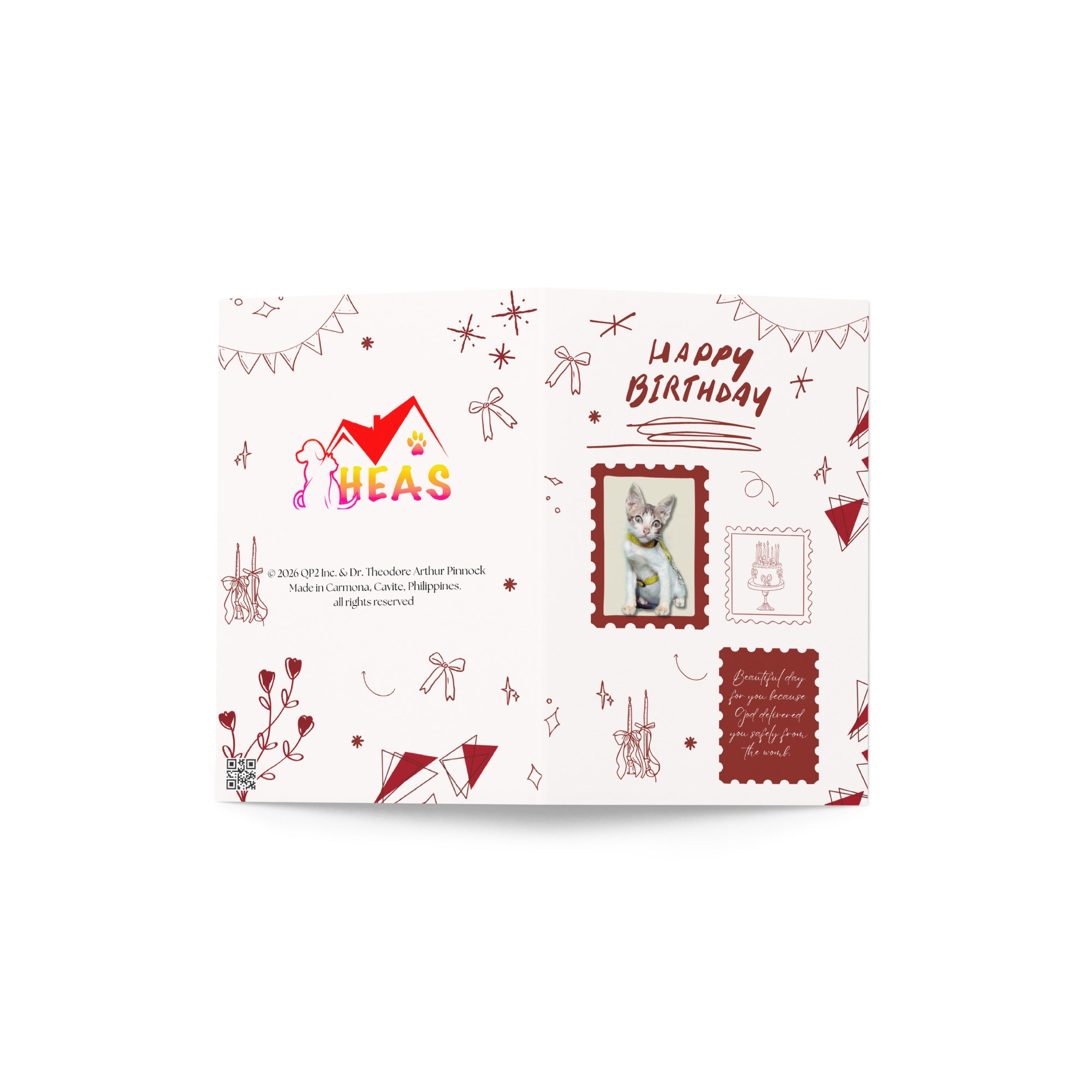 Birthday Greeting Card Design 10 POSTCARD The DEEP Store