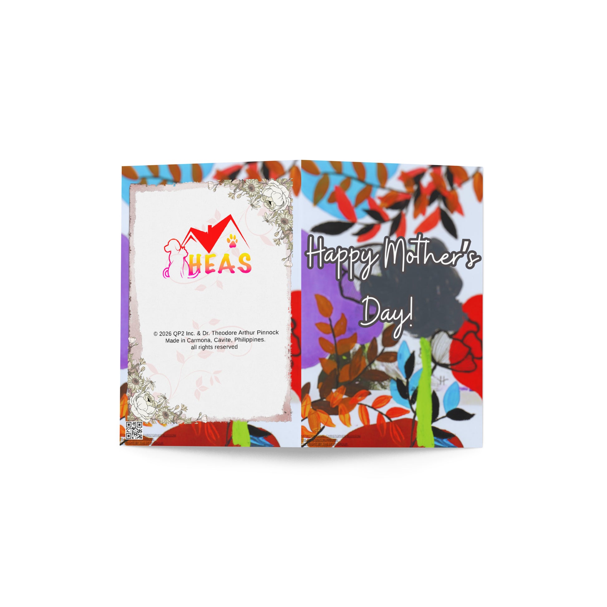Mother's Day Card Design 16 POSTCARD The DEEP Store 4″×6″
