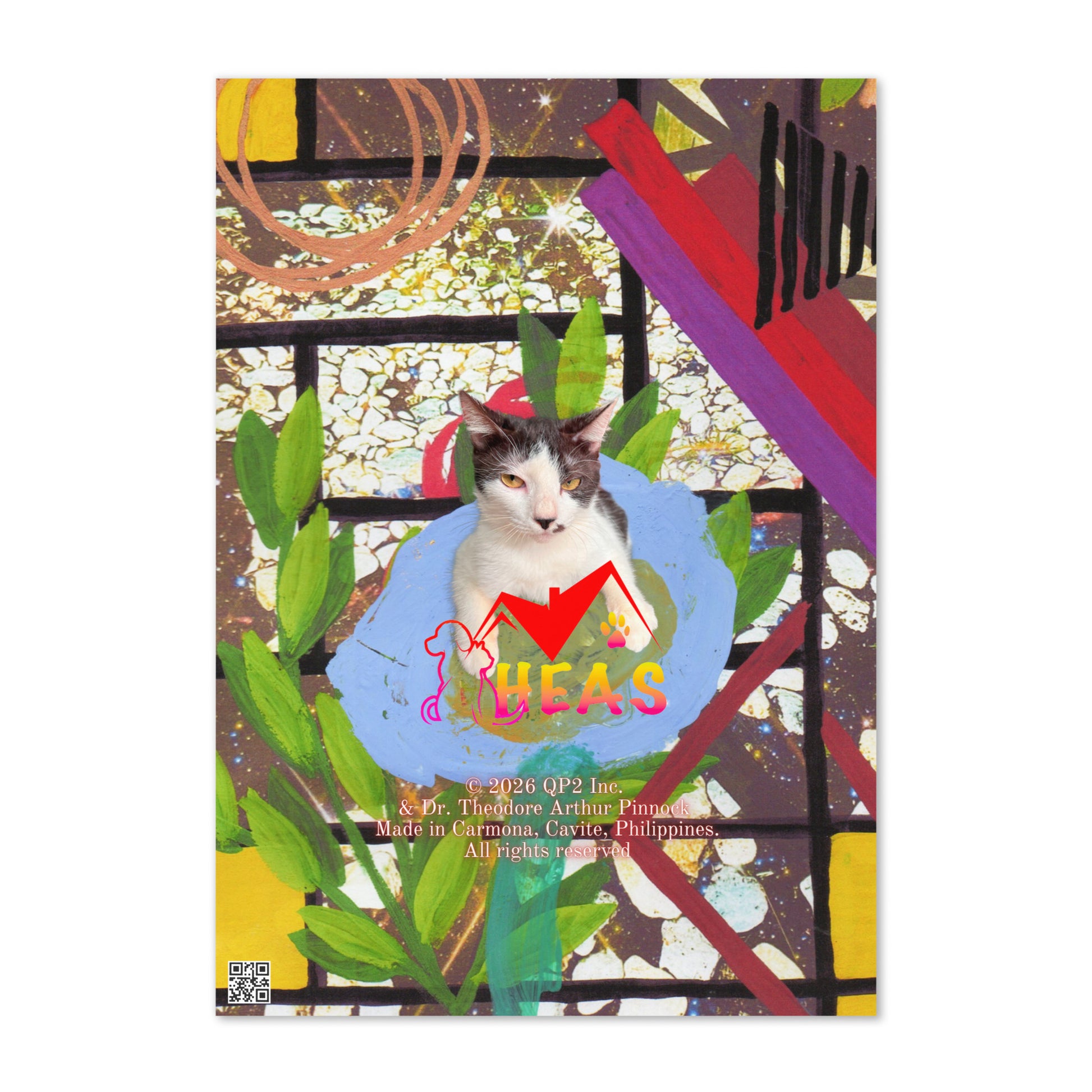 Encouragement Greeting Card Design 3 POSTCARD The DEEP Store