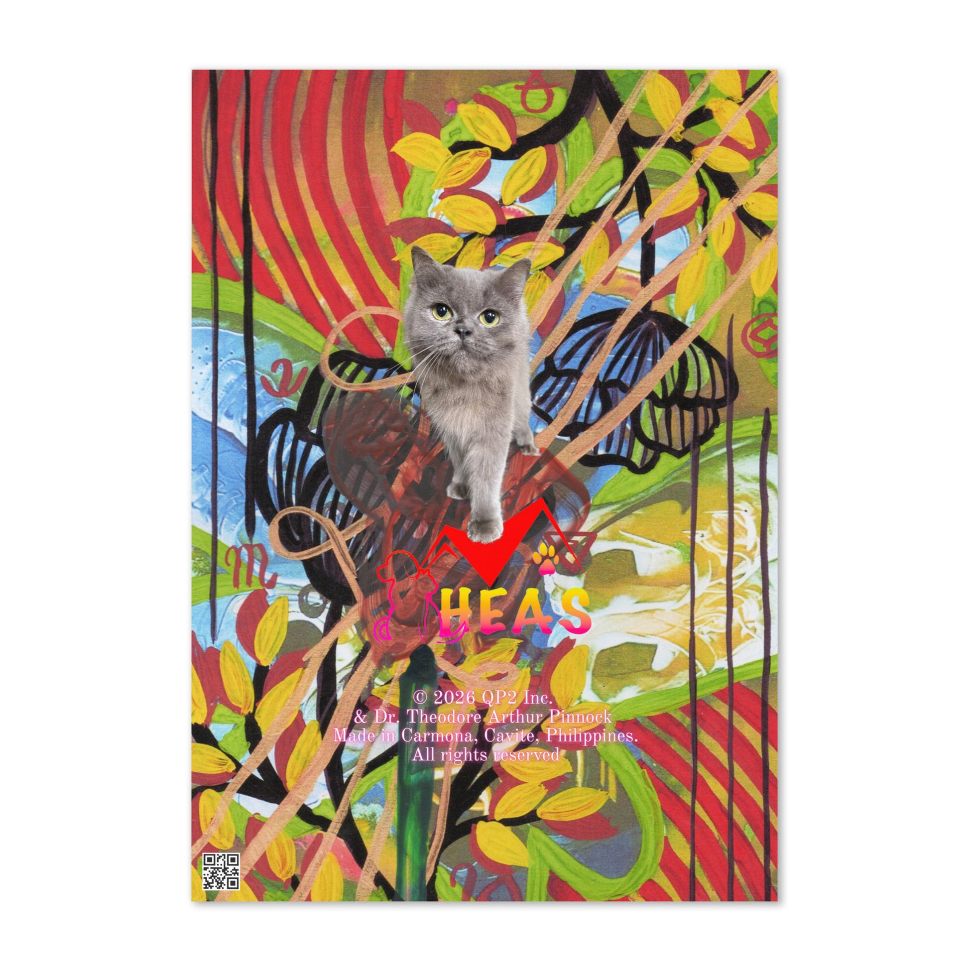 Friendship Greeting Card Design 2 POSTCARD The DEEP Store