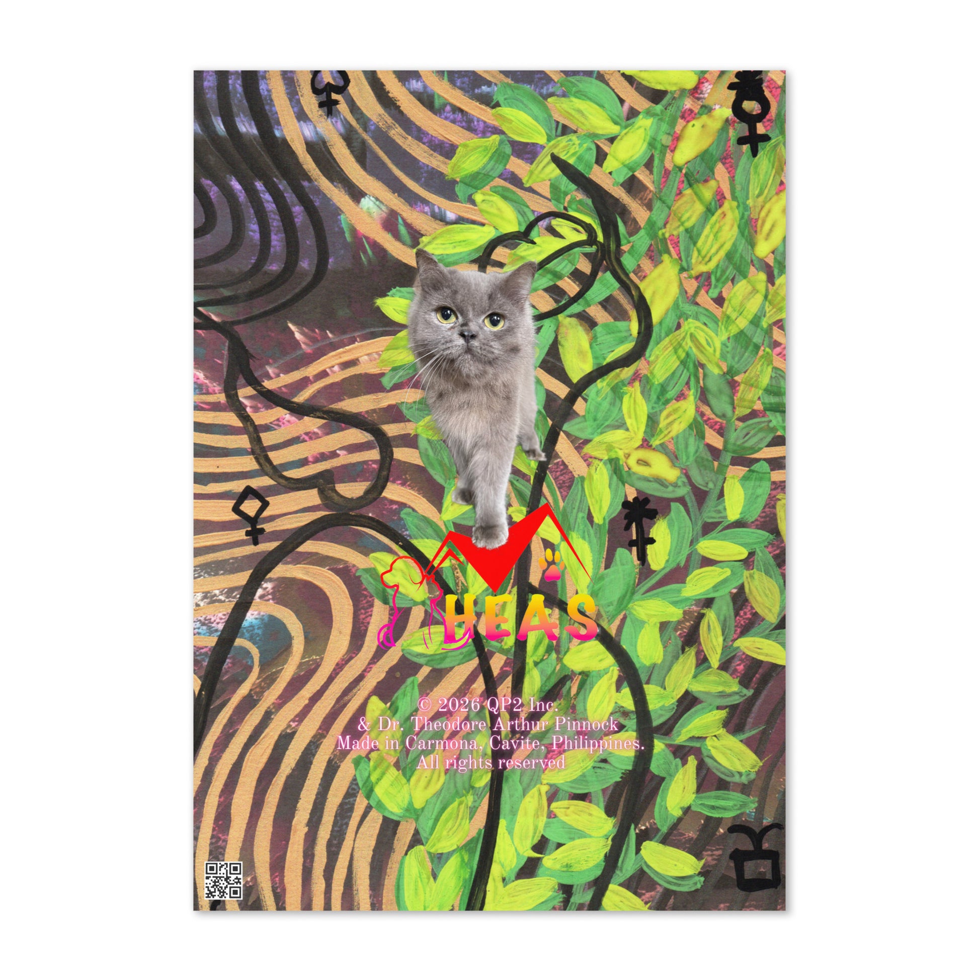 Friendship Greeting Card Design 3 POSTCARD The DEEP Store