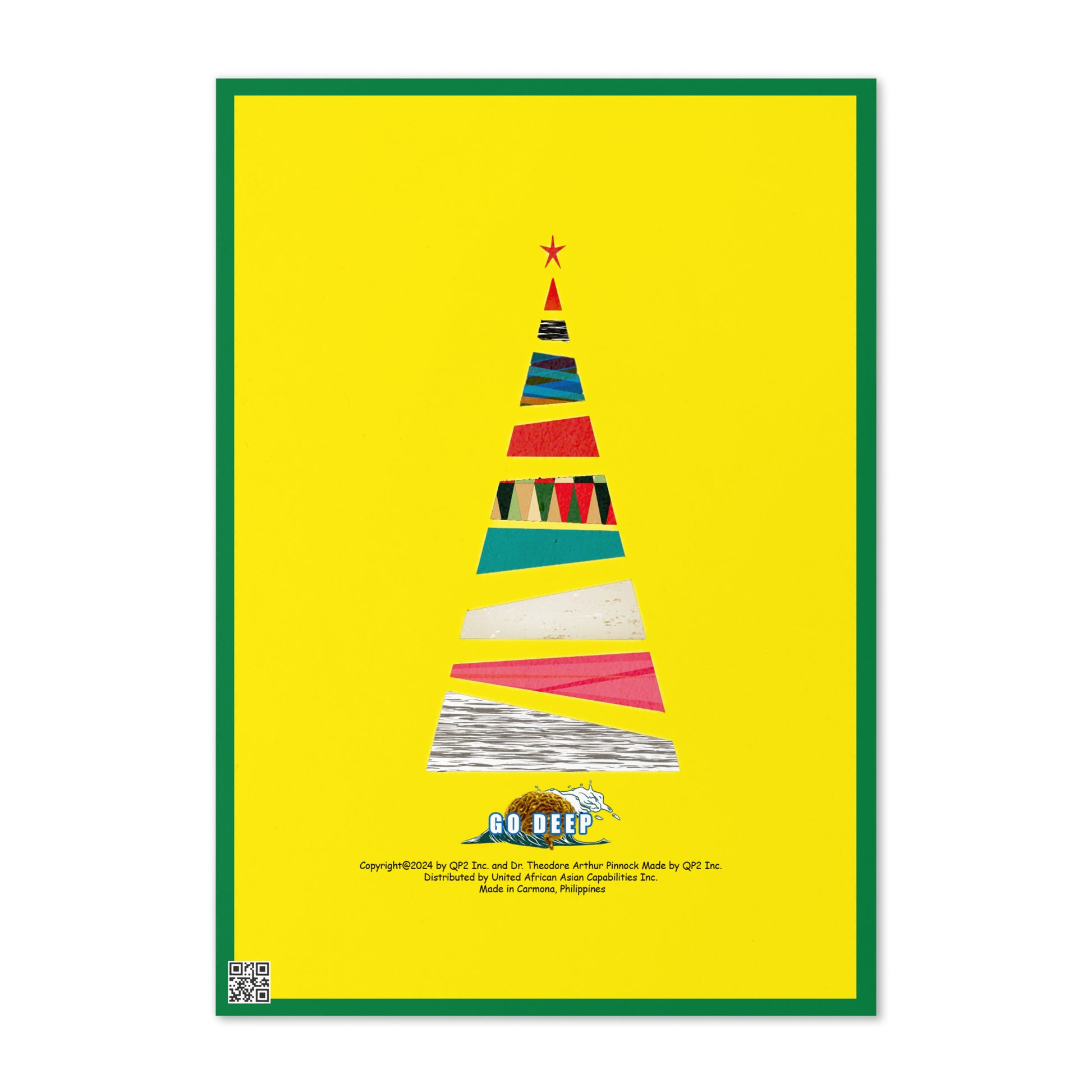 Christmas Greeting Card Design 1 POSTCARD The DEEP Store