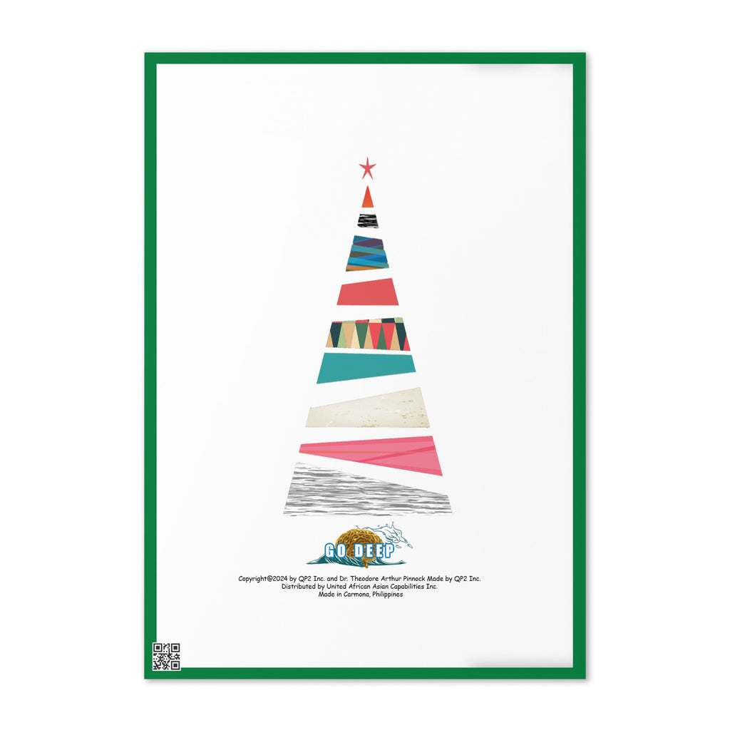 Christmas Greeting Card Design 2 POSTCARD The DEEP Store
